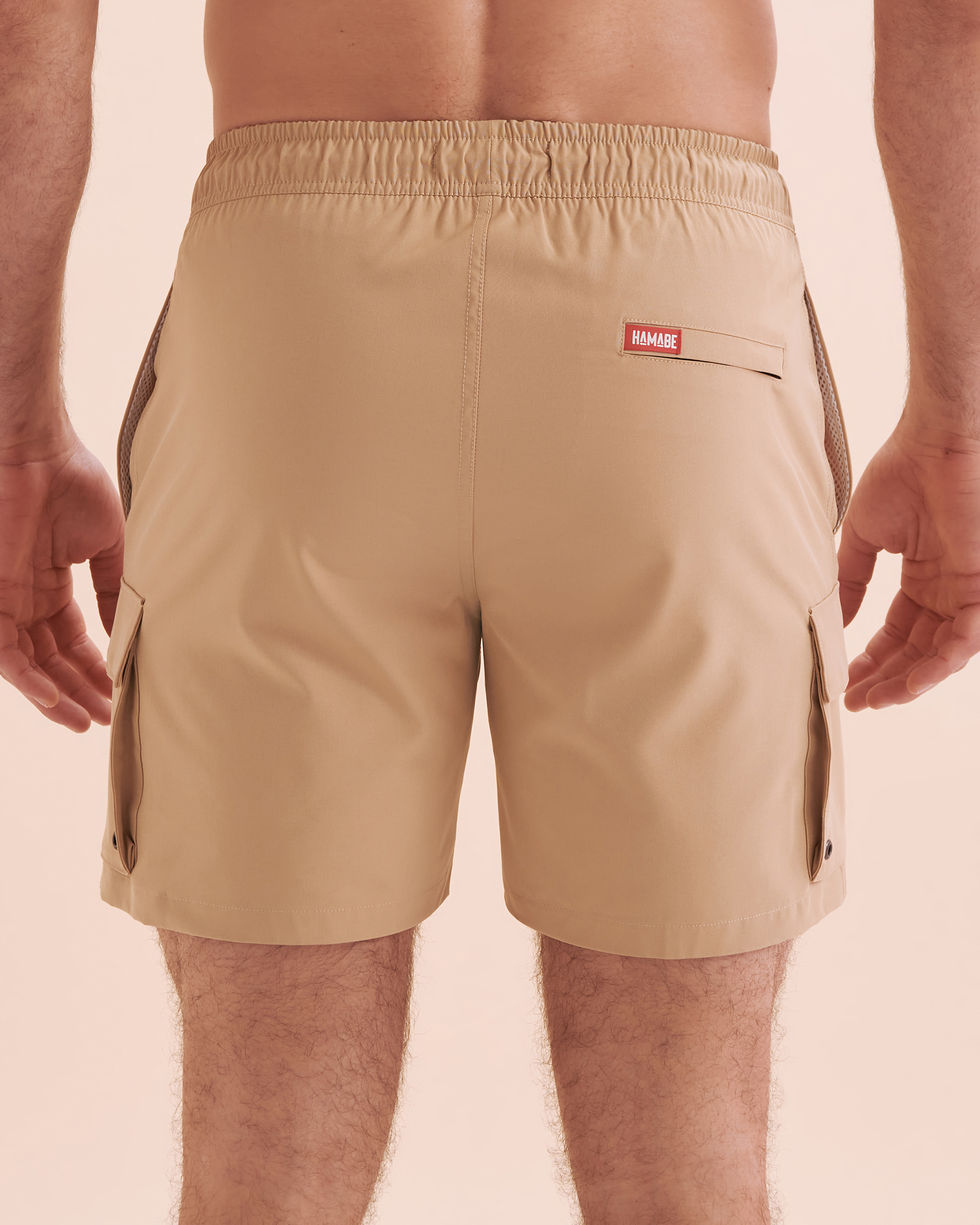 HAMABE Cargo Volley Swimsuit Khaki 03100034 - View5