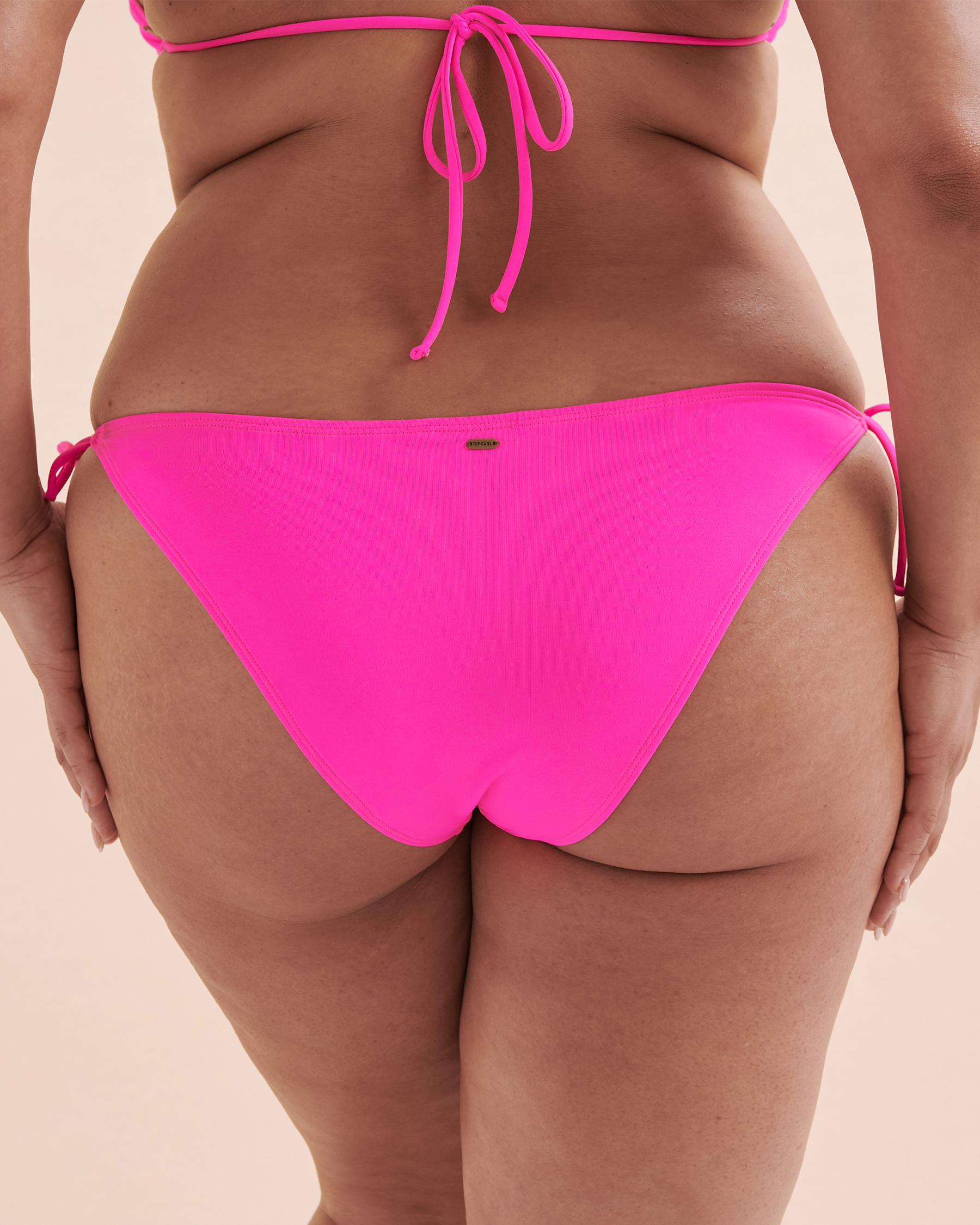 RIP CURL Classic Surf Side Tie Bikini Bottom Hot Pink 0DFWSW - View5