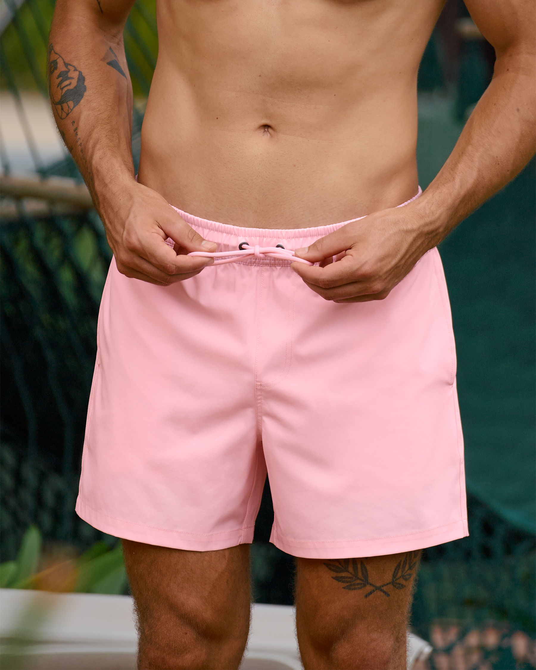 HAMABE Volley Swimsuit Pink 03100035 - View2