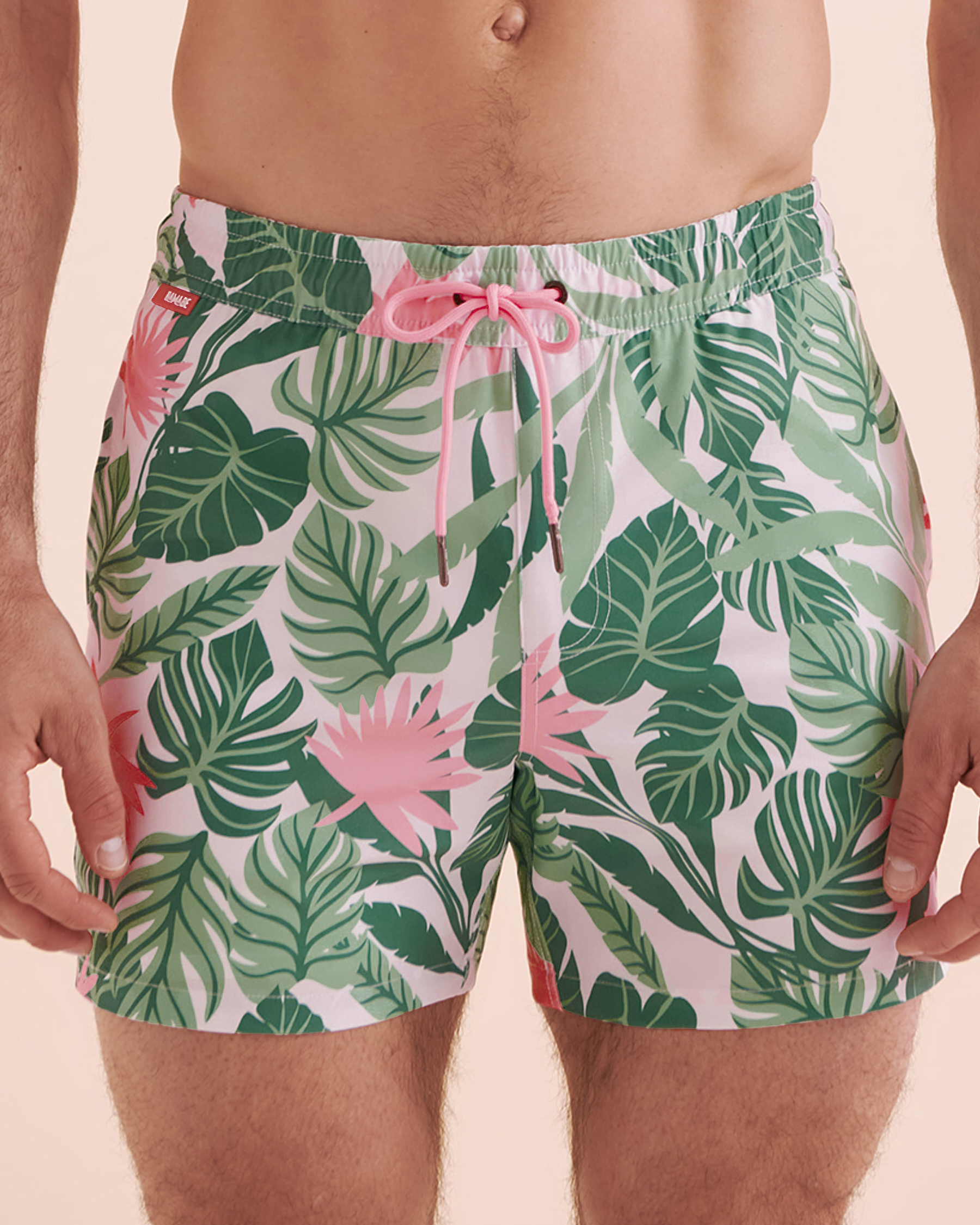 HAMABE Volley Swimsuit Tropical Green 03100035 - View6