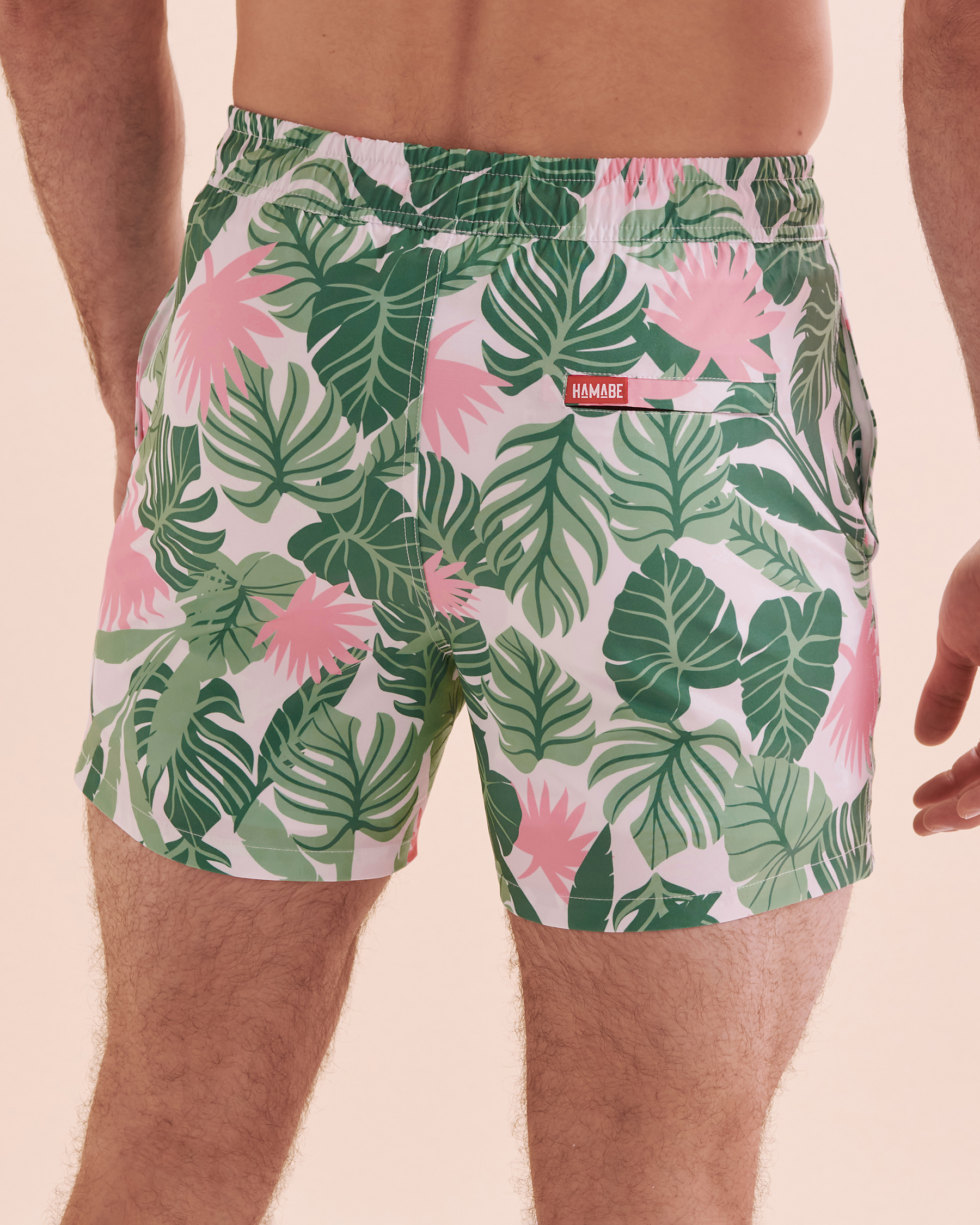 HAMABE Volley Swimsuit Tropical Green 03100035 - View7