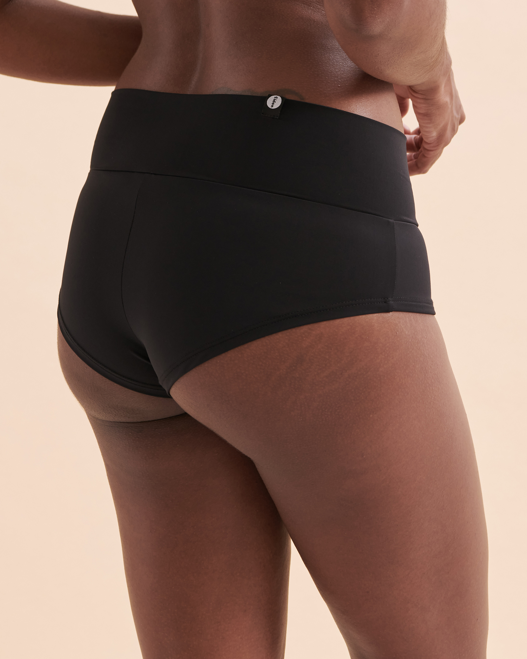EIDON Expeditions Pace Boyshort Bikini Bottom Black 3525640 - View3