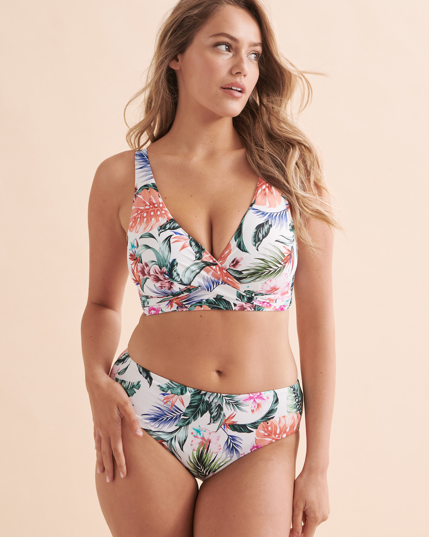JANTZEN Hawaiian Terrace Judy Hipster Bikini Bottom Multicolour Tropical JZ24434H - View4