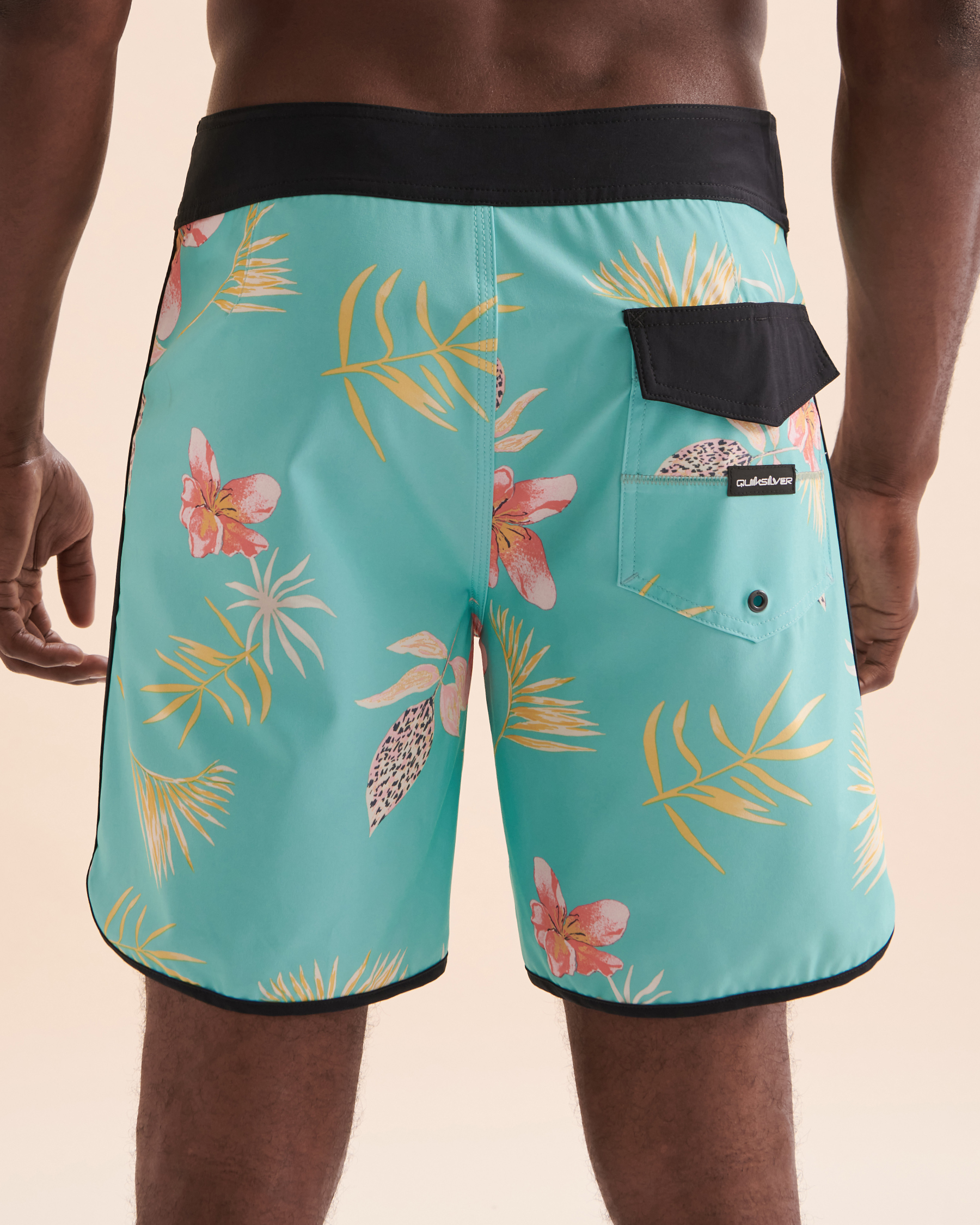 QUIKSILVER Surfsilk Scallop Boardshort Swimsuit Radiant Blue EQYBS04771 - View3
