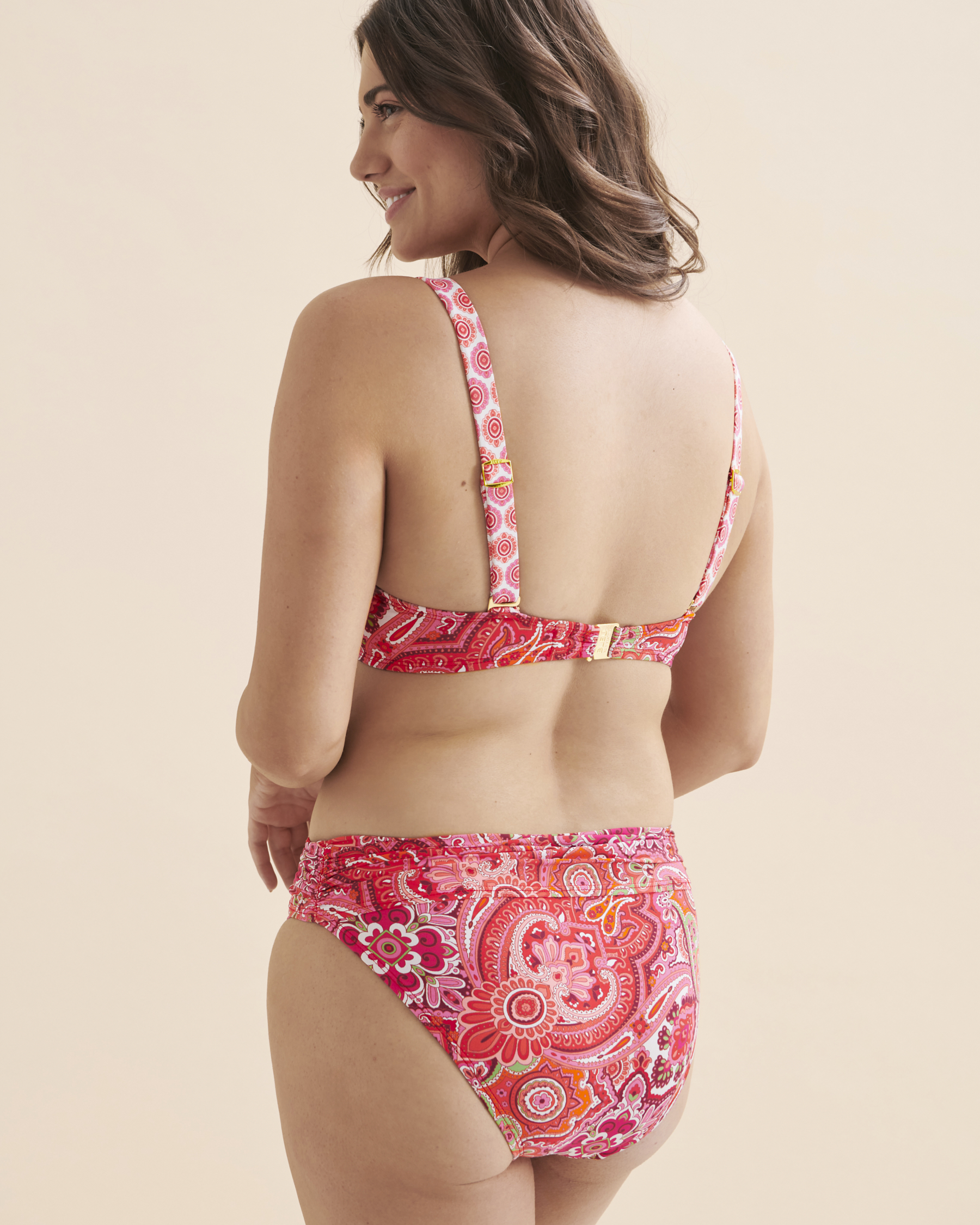 BLEU ROD BEATTIE Coastal Cool D/DD Cup Bikini Top Boho Pattern RBCC24357D - View2
