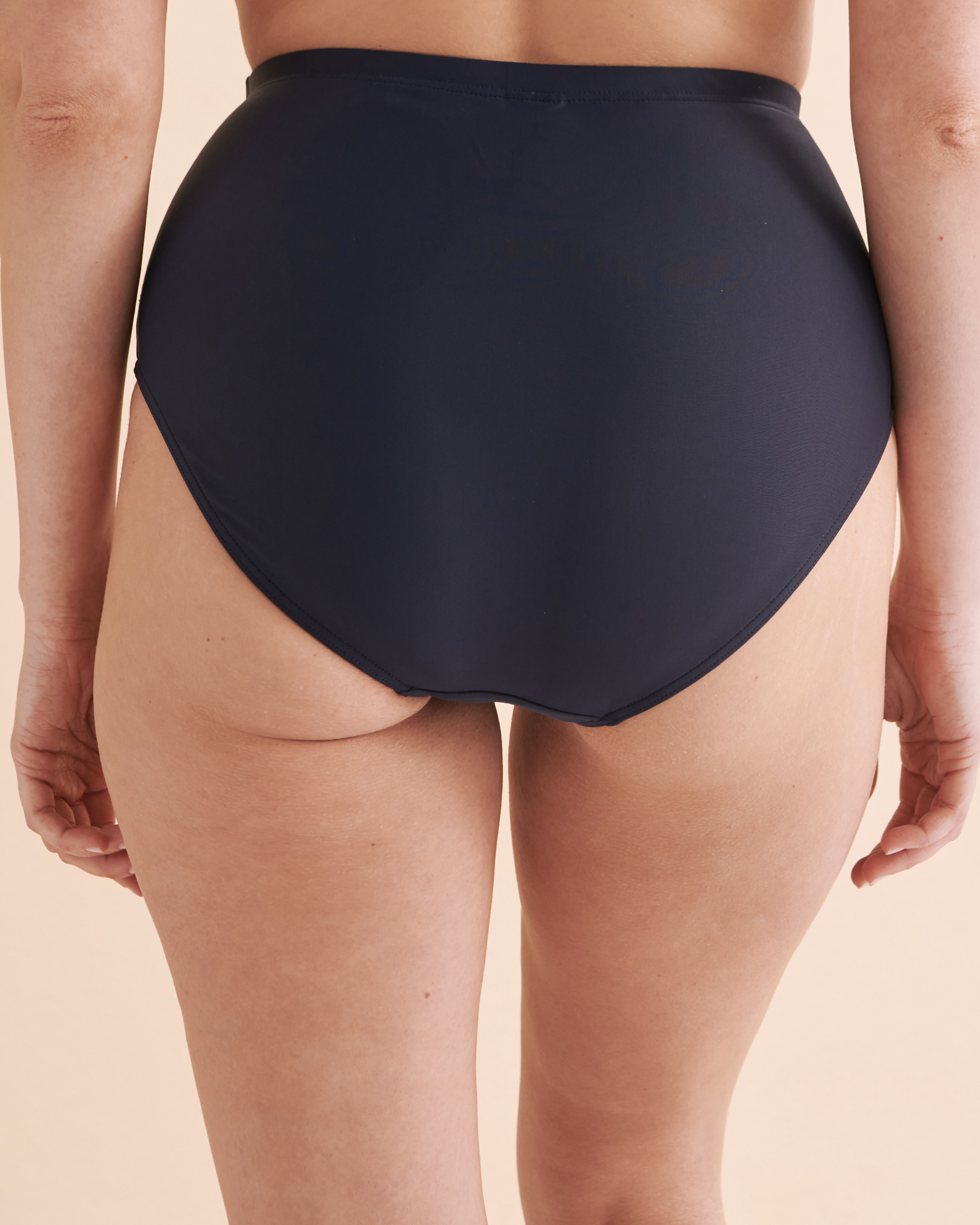 ARTESANDS Palmspiration Botticelli High Waist Bikini Bottom Dark Navy ATR4705PN - View2