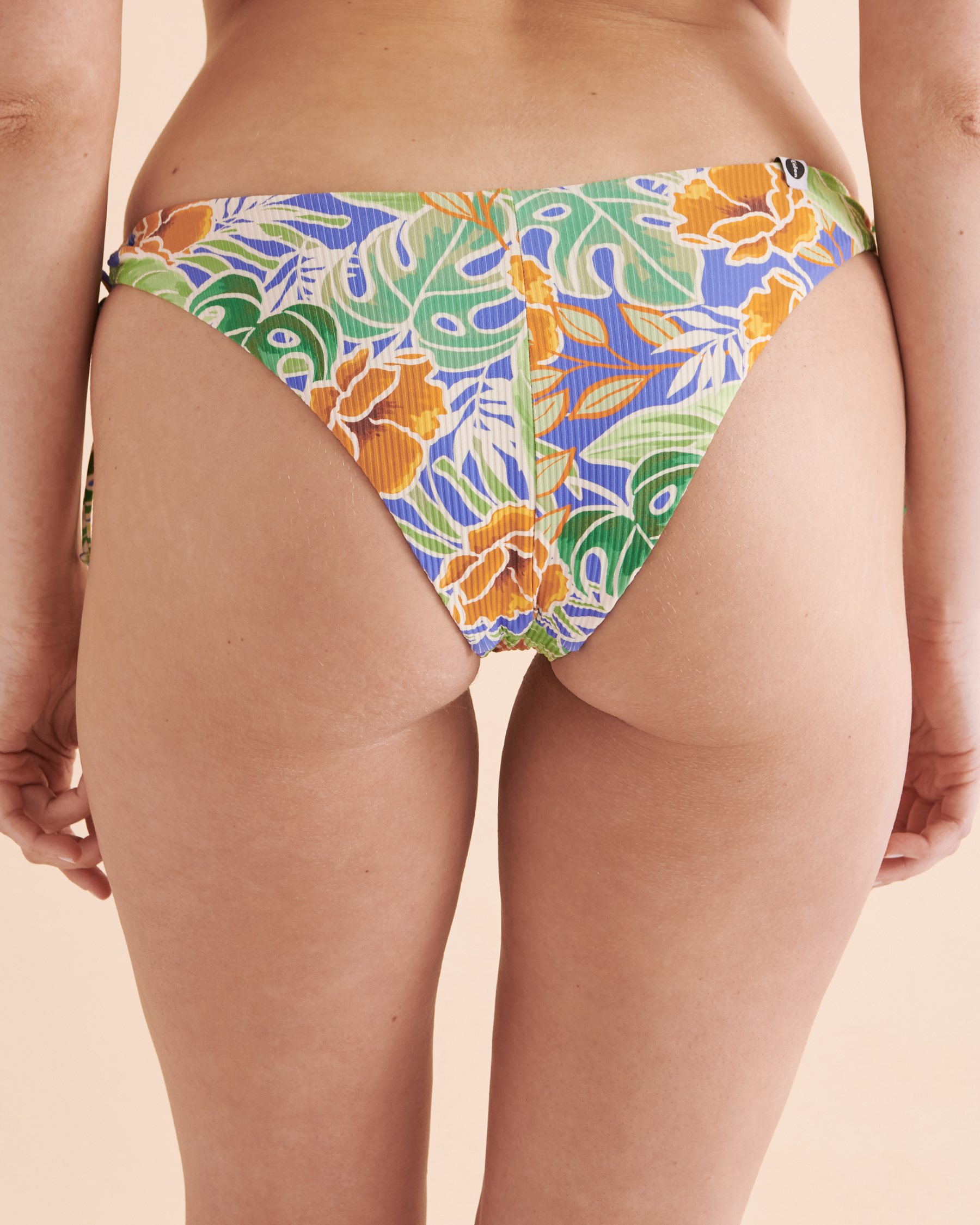 EIDON Seaboard Leah Side Tie Cheeky Bikini Bottom Tropical 35248155 - View3