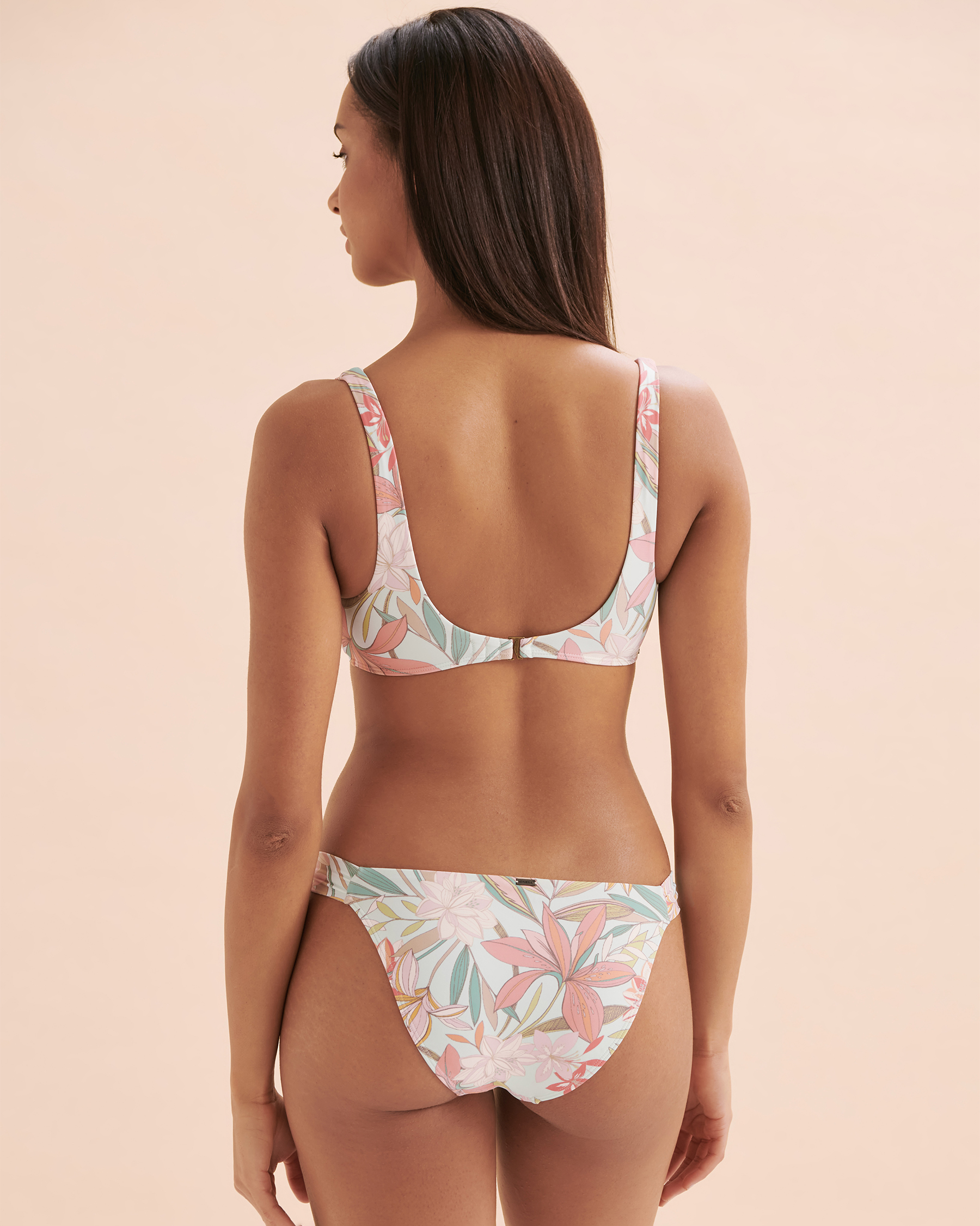 O'NEILL Dalia Floral Popoyo Bralette Bikini Top Light Tropical Flowers SP4474043T - View2