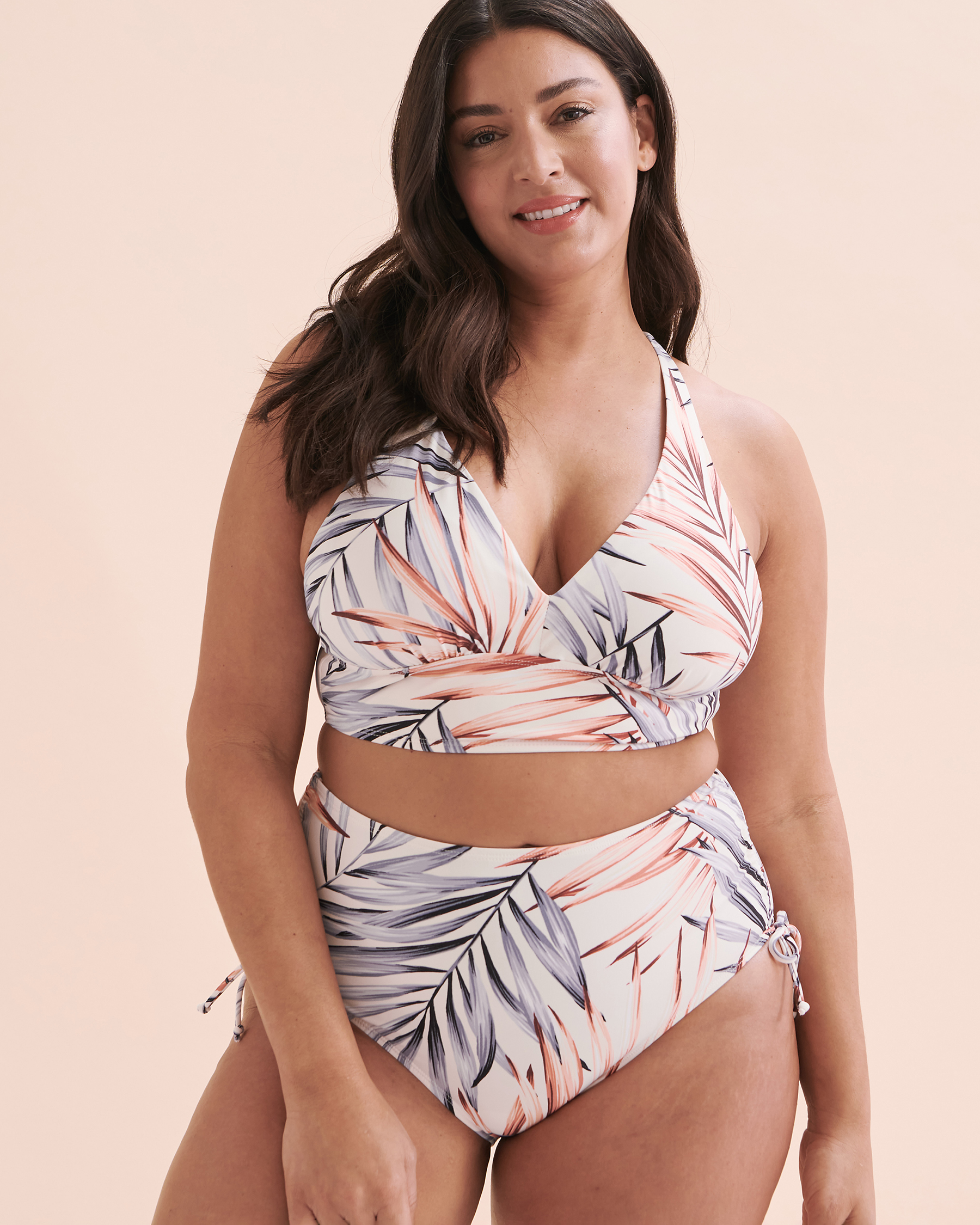 CHRISTINA Desert Palm Triangle Bikini Top Tropical Beige 30DP5064 - View1