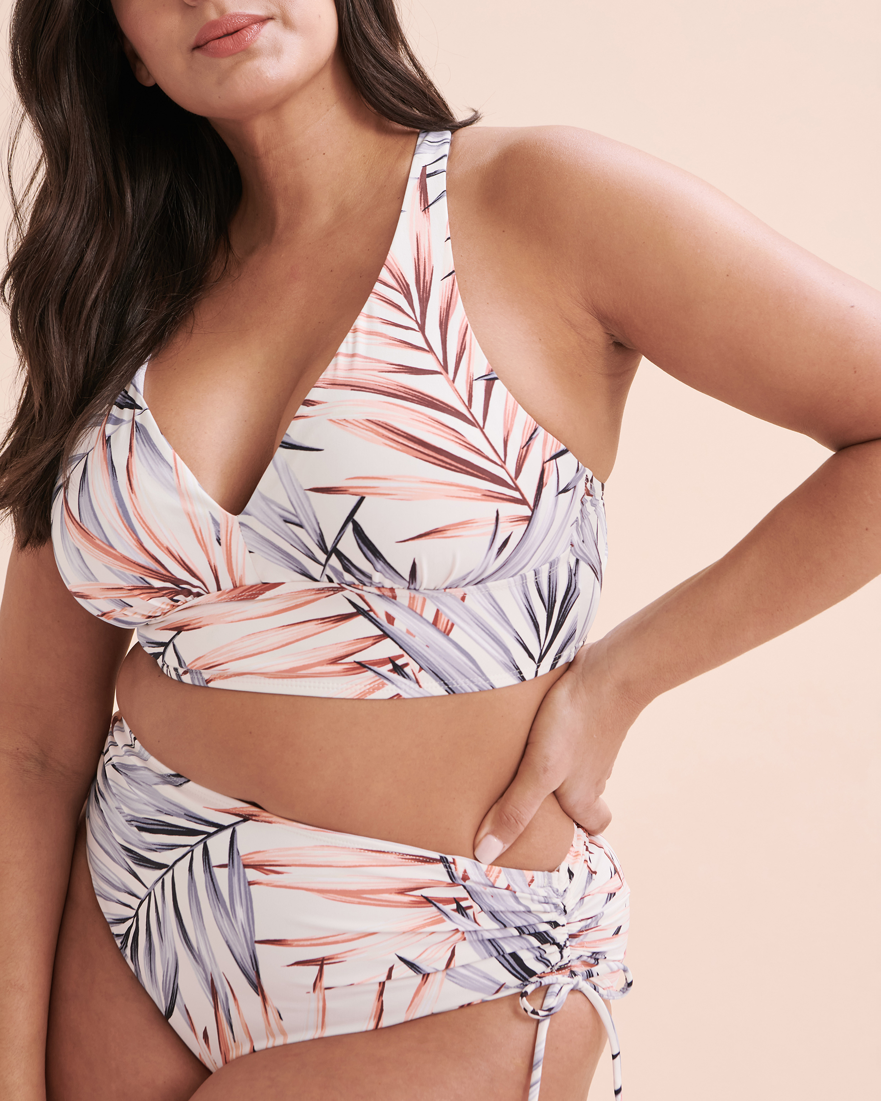 CHRISTINA Desert Palm Triangle Bikini Top Tropical Beige 30DP5064 - View2