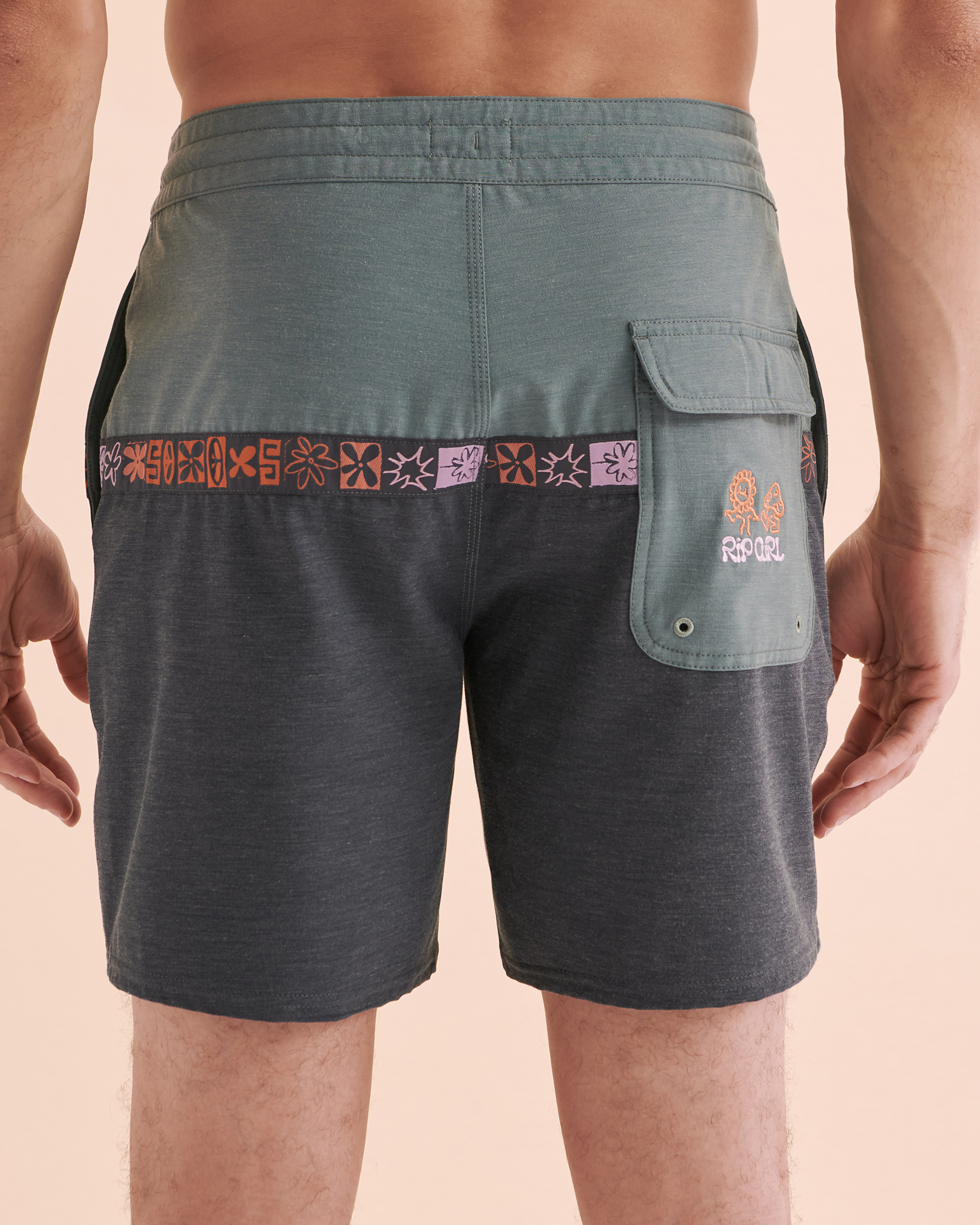 RIP CURL Saltwater Culture Fungi Layday Boardshort Swimsuit Dark Navy 087MBO - View2