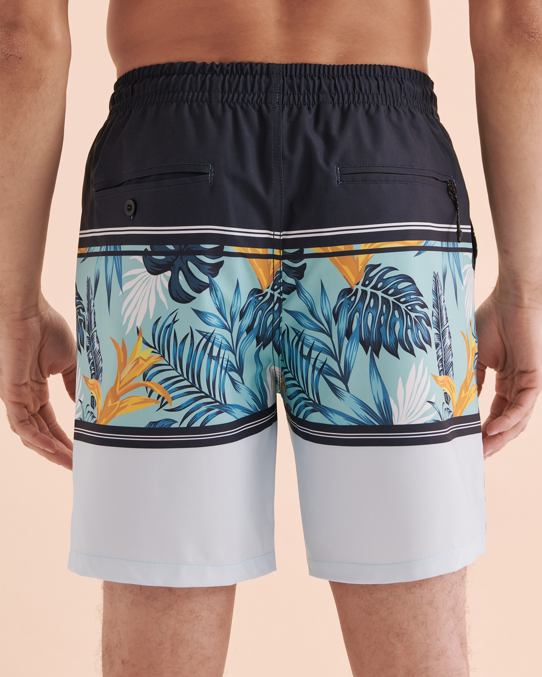 LUCKY ALOHA Waimea Volley Swimsuit Blue WMA1347 - View2