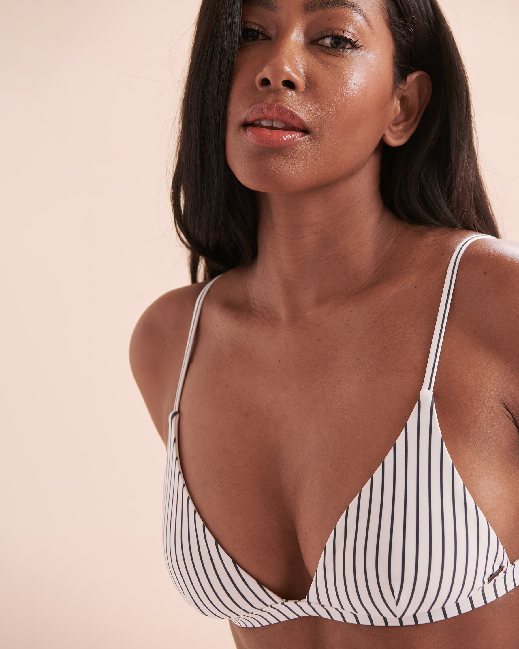 O'NEILL Saltwater Seaside Triangle Bikini Top Vanilla SP4474019T - View3