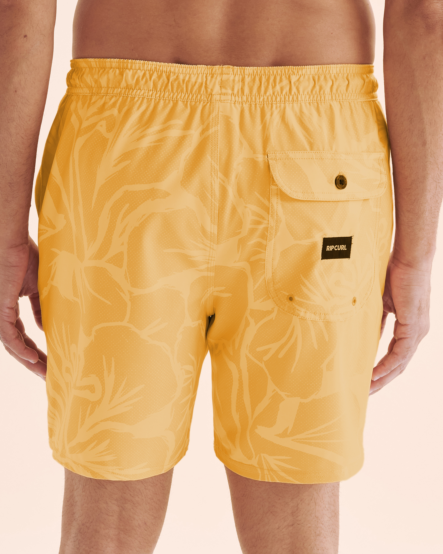 RIP CURL AOTS Cody Welsh Volley Swimsuit Yellow 0BPMBO - View6
