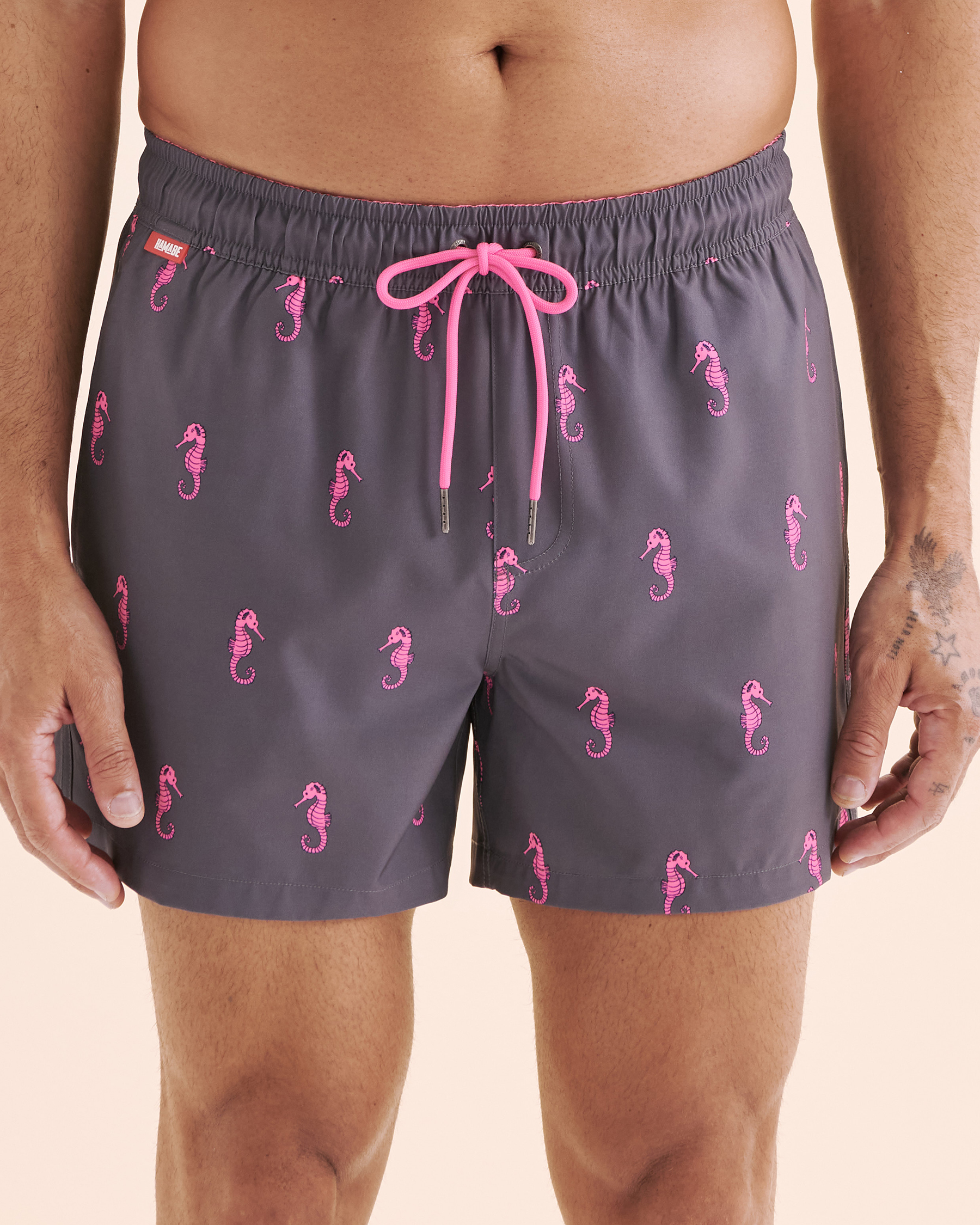 HAMABE Volley Swimsuit with Comfort Liner Seahorse Pink 03100053 - View1