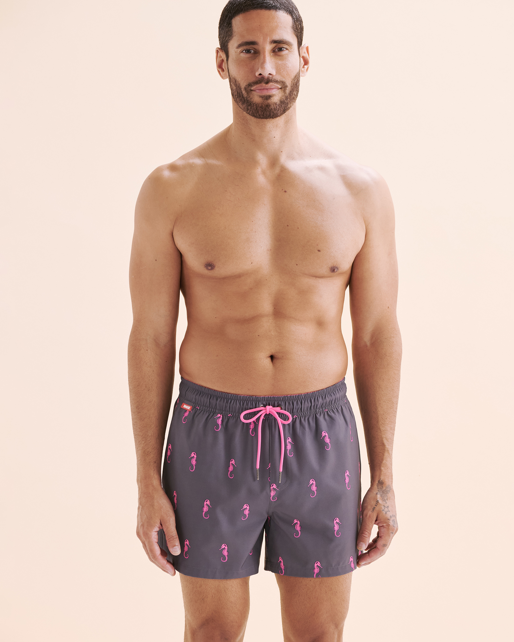 HAMABE Volley Swimsuit with Comfort Liner Seahorse Pink 03100053 - View6