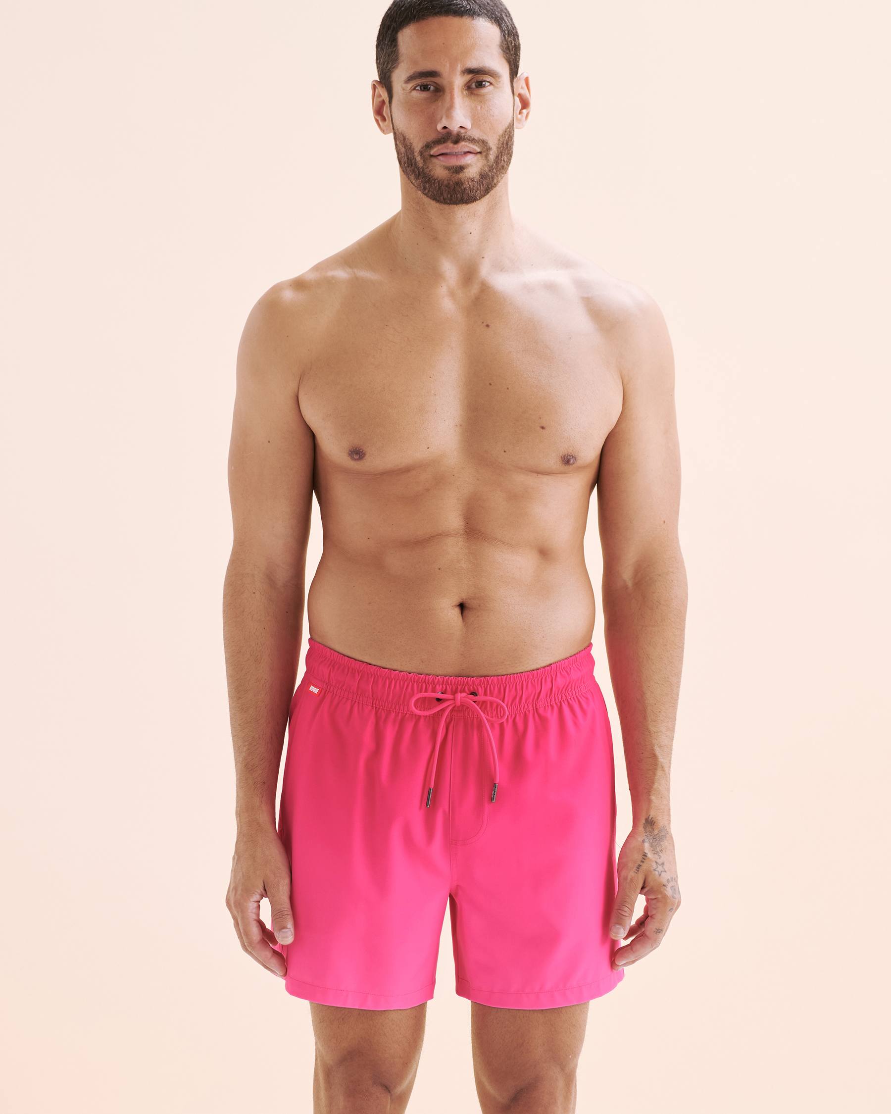 HAMABE Volley Swimsuit with Long Lining Ombre Pink 03100054 - View7
