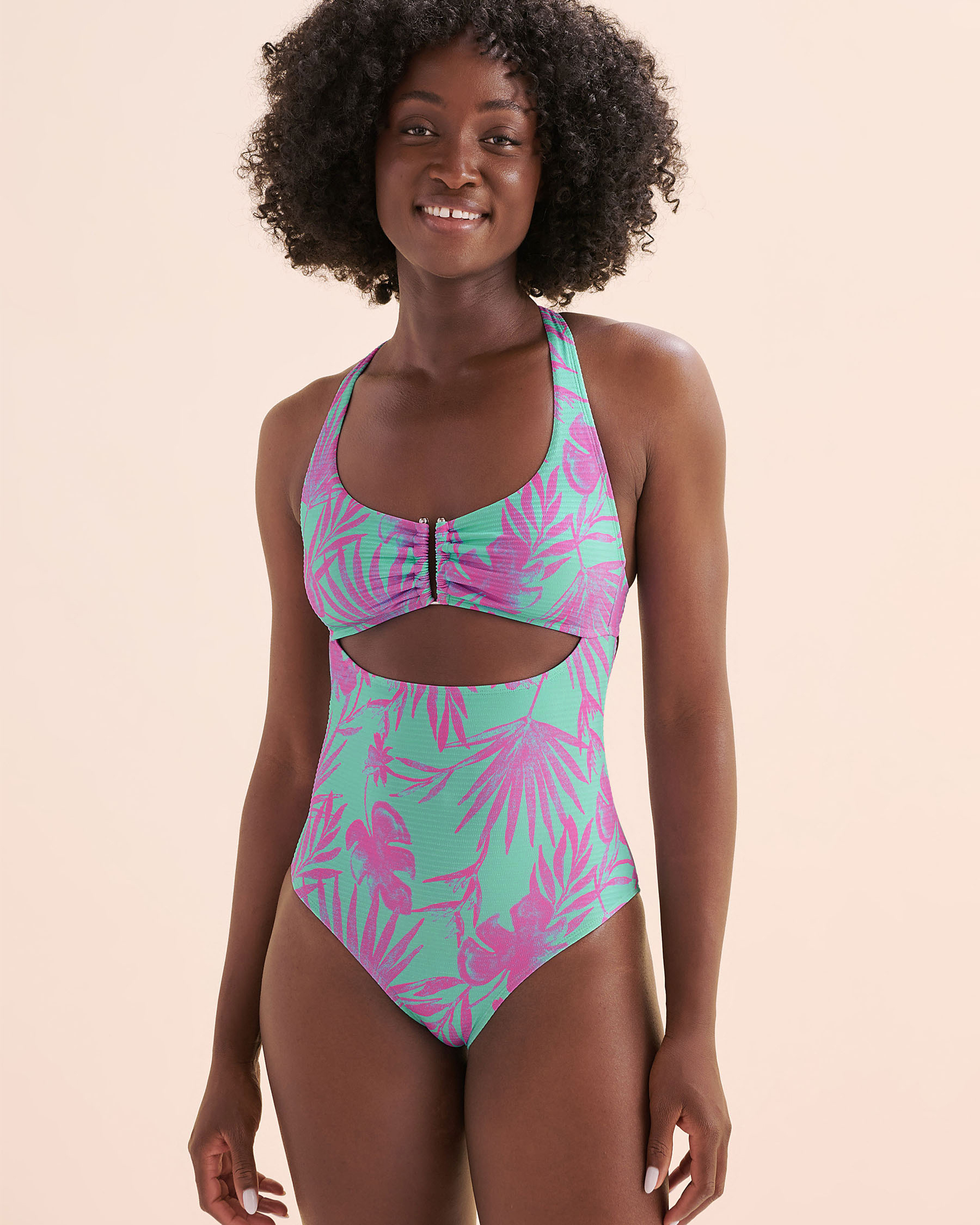 BODY GLOVE Azores Eleonore Cut-out One-Piece Swimsuit Green and purple 3967442 - View5