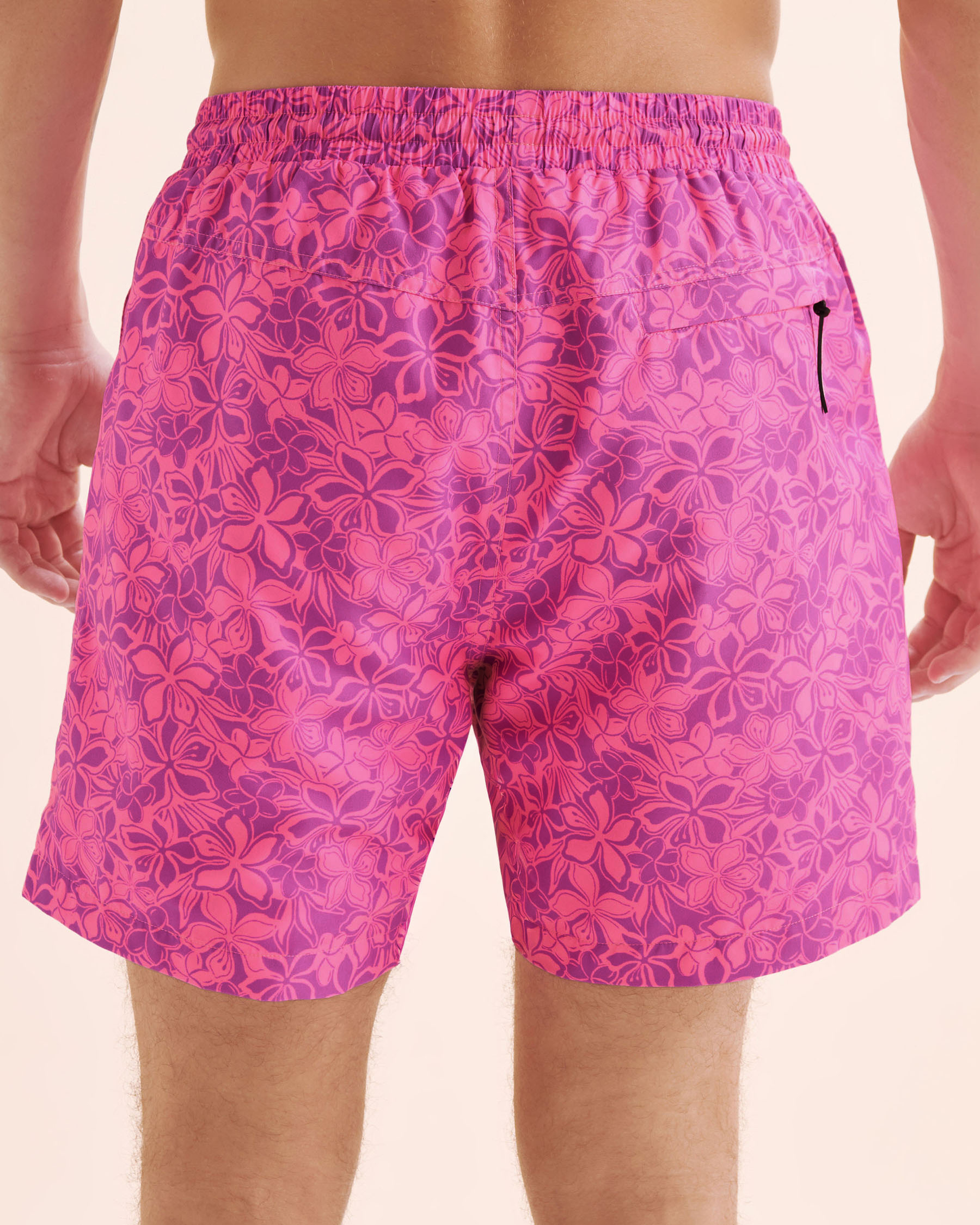 KULANI KINIS Bubble Berry Volley Swimsuit Pink and purple TRUNK110BUBE - View2