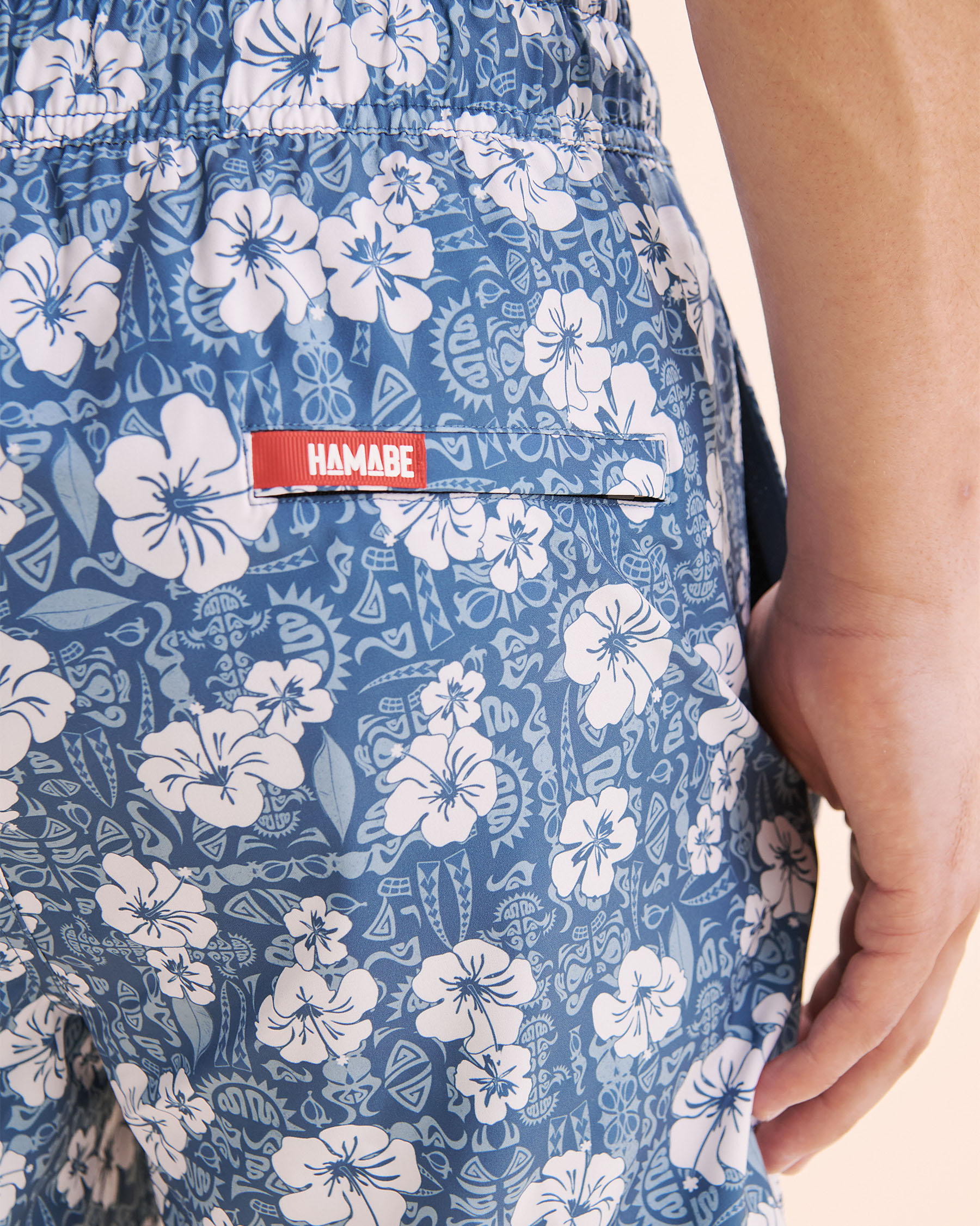 HAMABE Comfort Liner Volley Swimsuit Blue 03100061 - View3