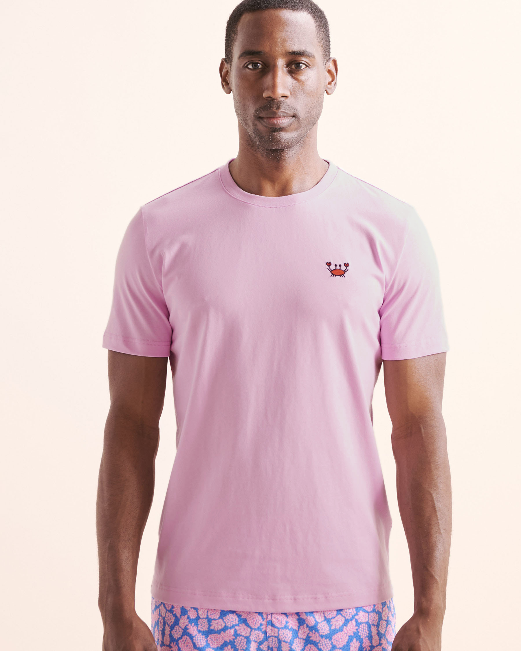 BERMIES Crab T-shirt Pink PKCRAB-TSH - View4