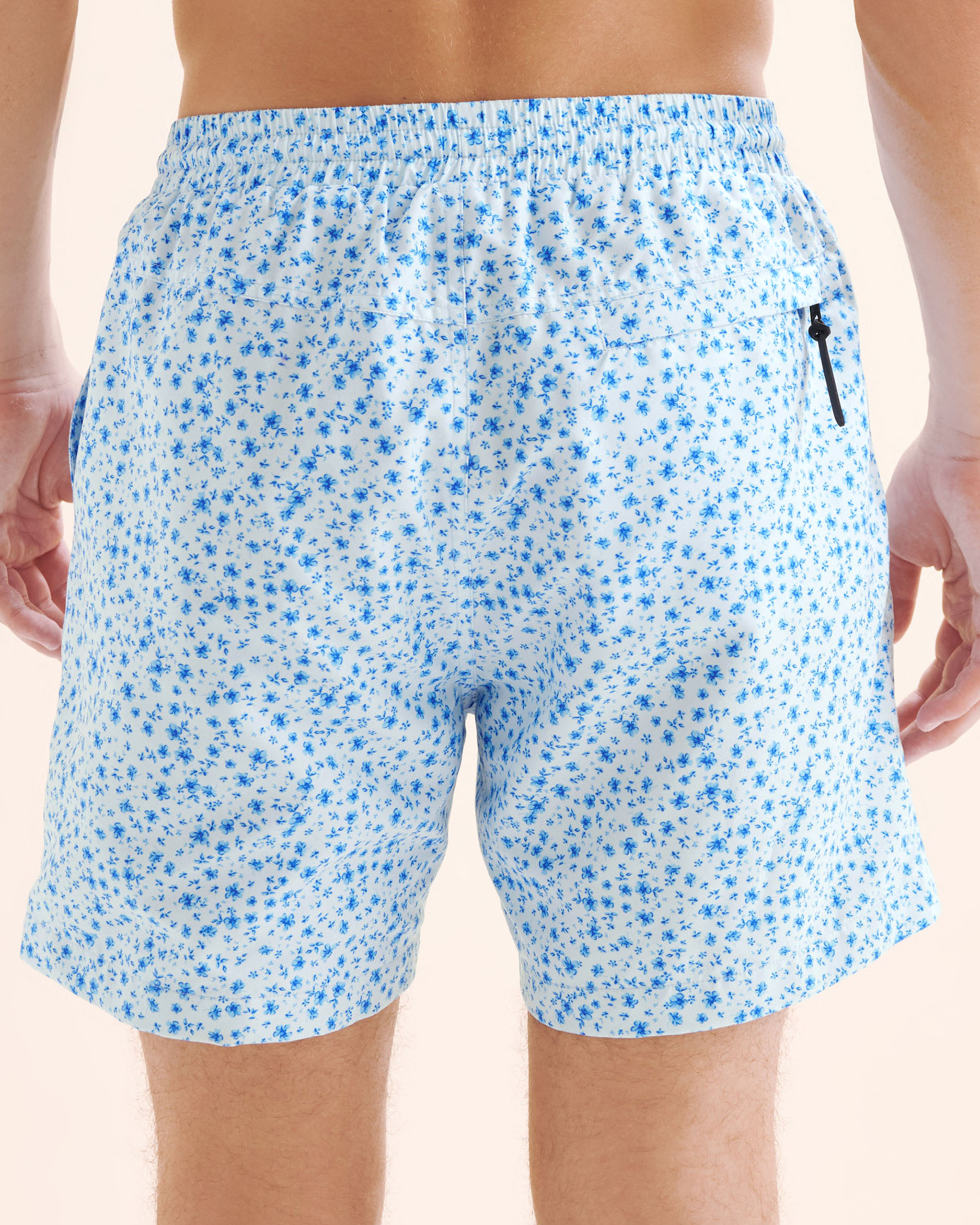 KULANI KINIS Dream Flower Volley Swimsuit Floral Blue TRUNK110DRFL - View6