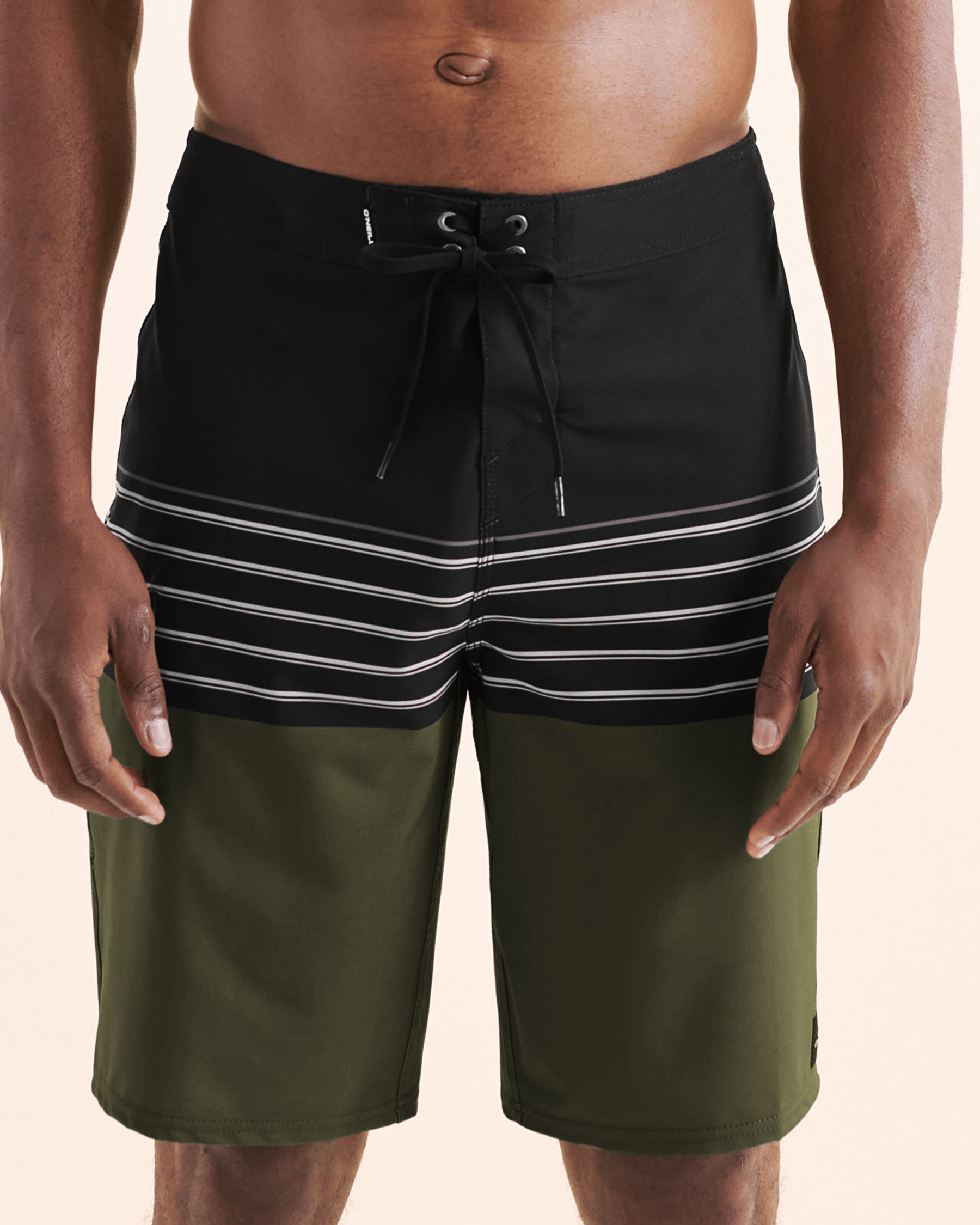 O'NEILL Hyperfreak Heat Stripe 21 Boardshort Swimsuit Dark green olive SP5106007 - View1