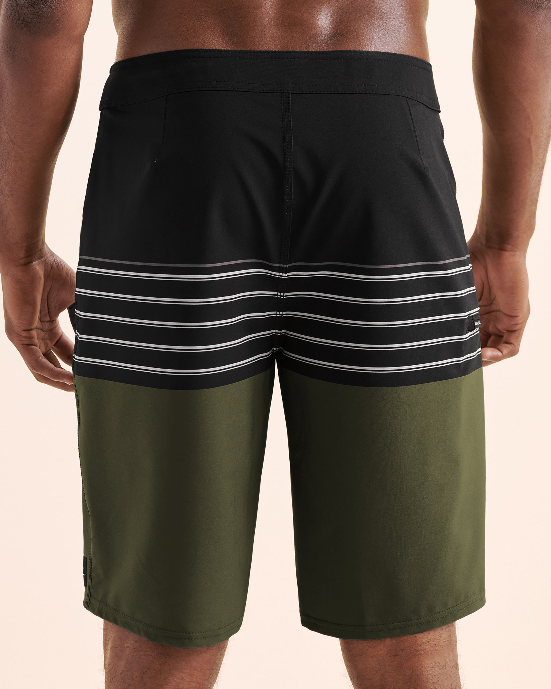 O'NEILL Hyperfreak Heat Stripe 21 Boardshort Swimsuit Dark green olive SP5106007 - View2
