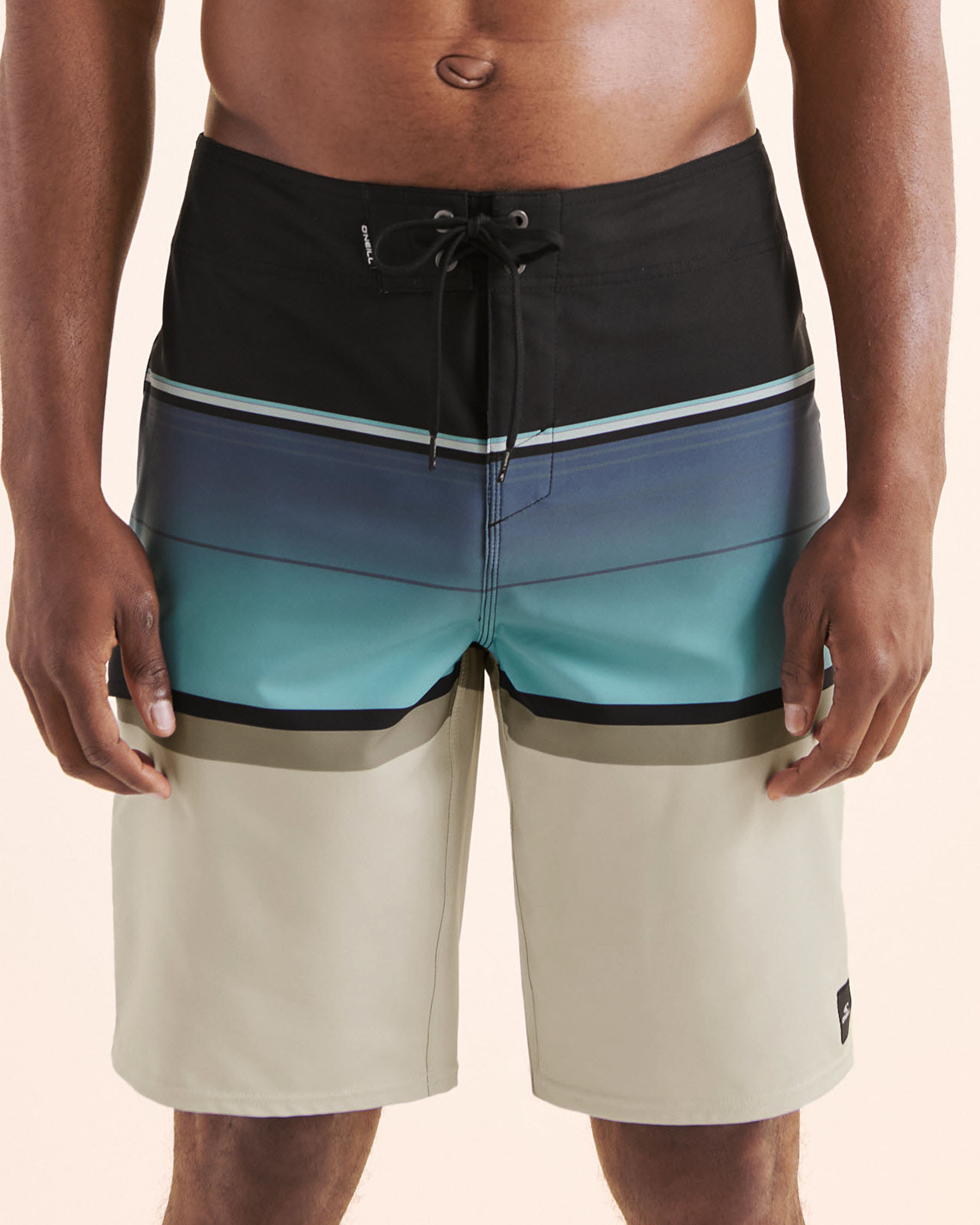 O'NEILL Lennox Stripe 21 Boardshort Swimsuit Black , white, blue SP5106012 - View1