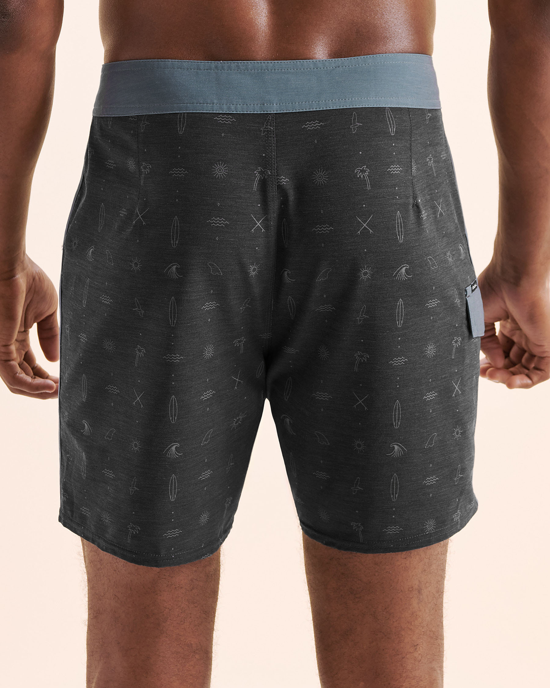 O'NEILL Lineup 17 Boardshort Swimsuit Black and blue SU5106006 - View2
