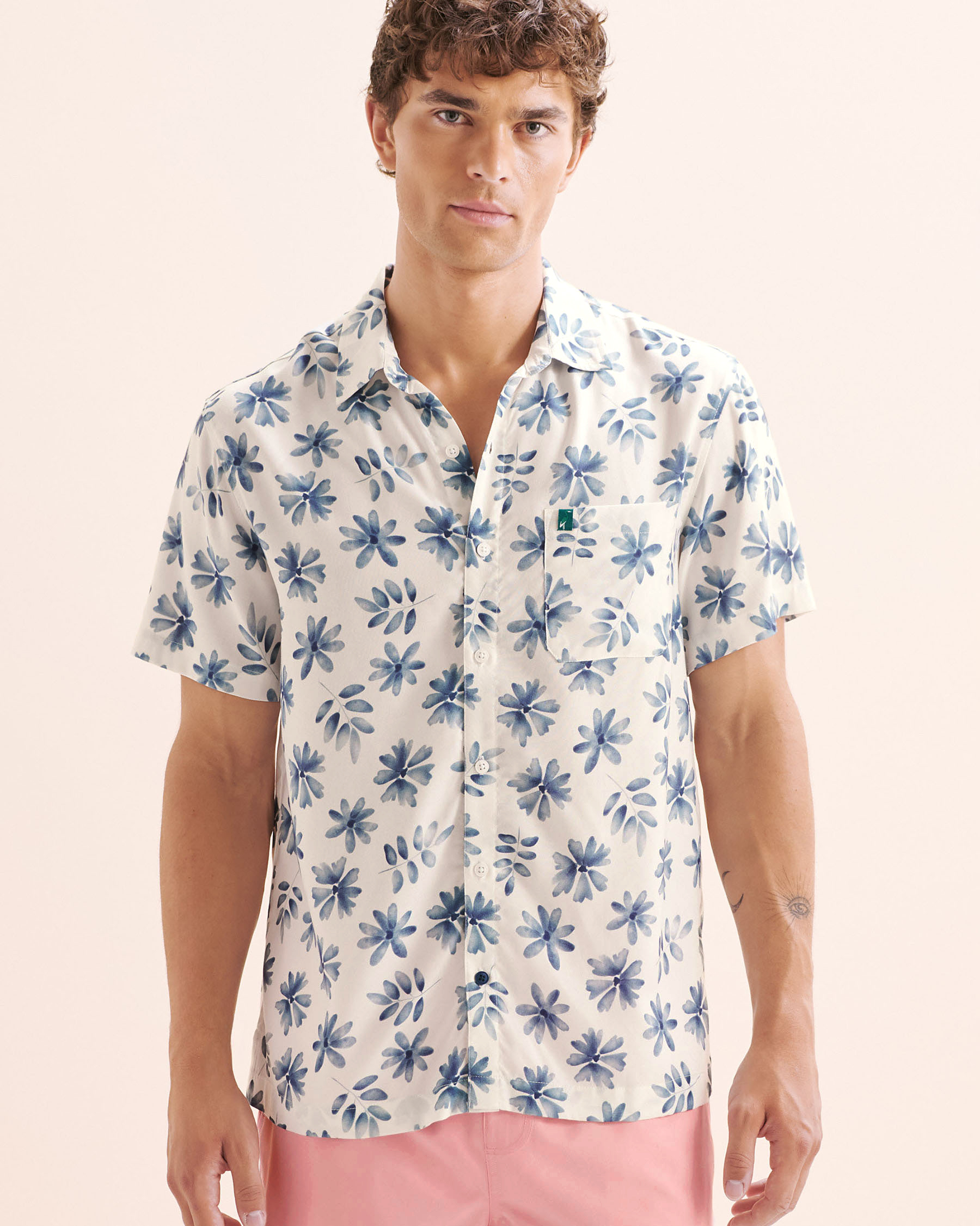 SHORELINE SEVEN Short Sleeves Shirt White 04100037 - View4