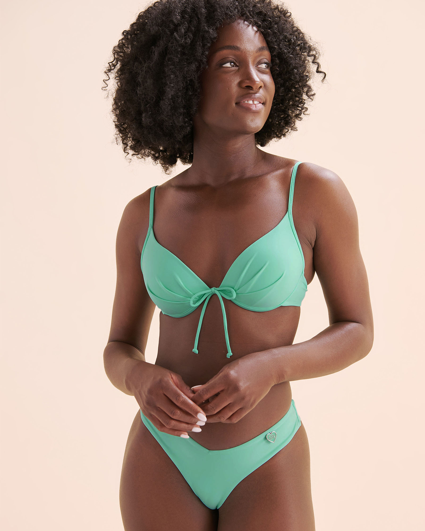 BODY GLOVE Smoothies Kendal Seamless Bikini Bottom Green 39506155 - View3