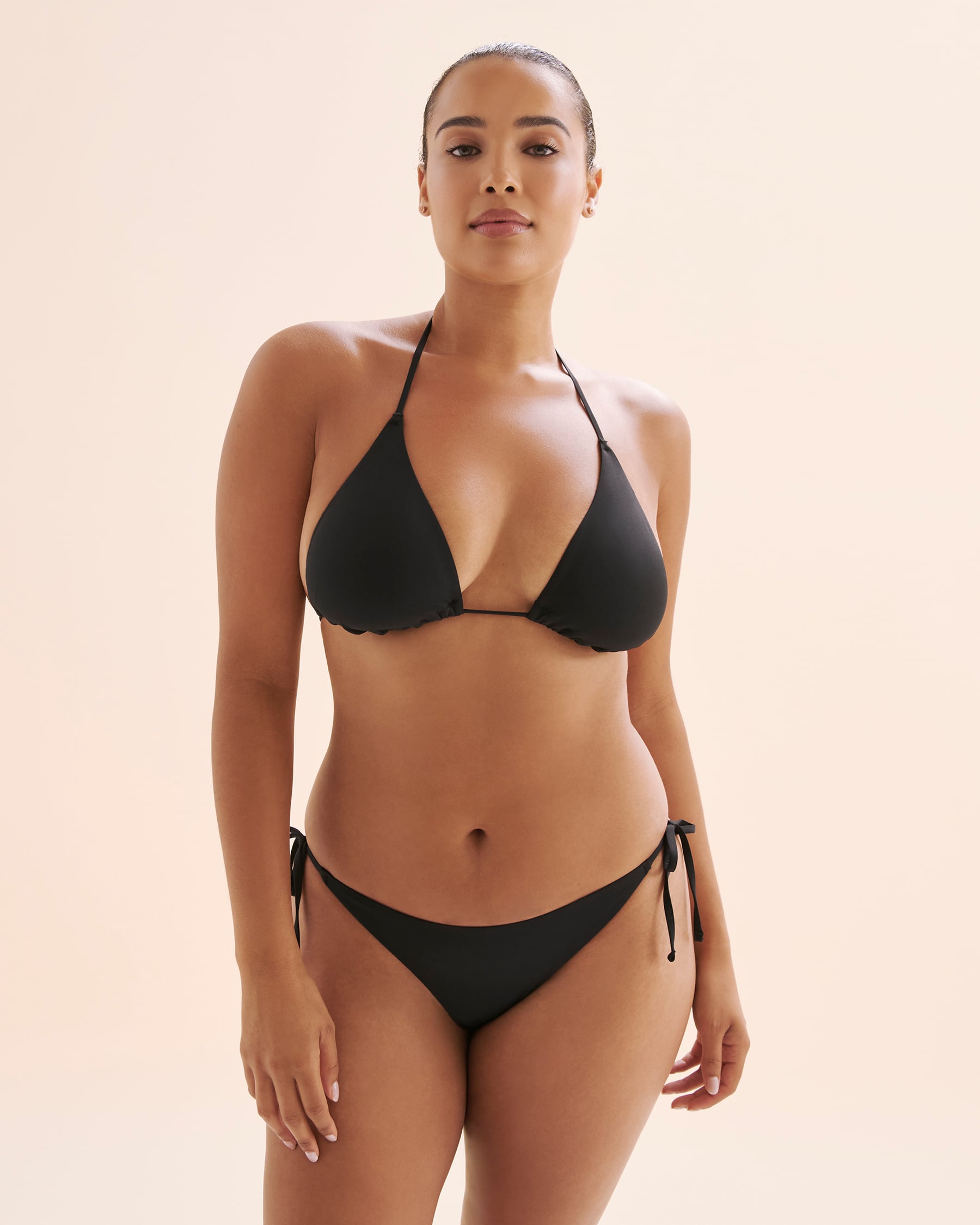 TROPIK Triangle Bikini Top Black 01100450 - View3