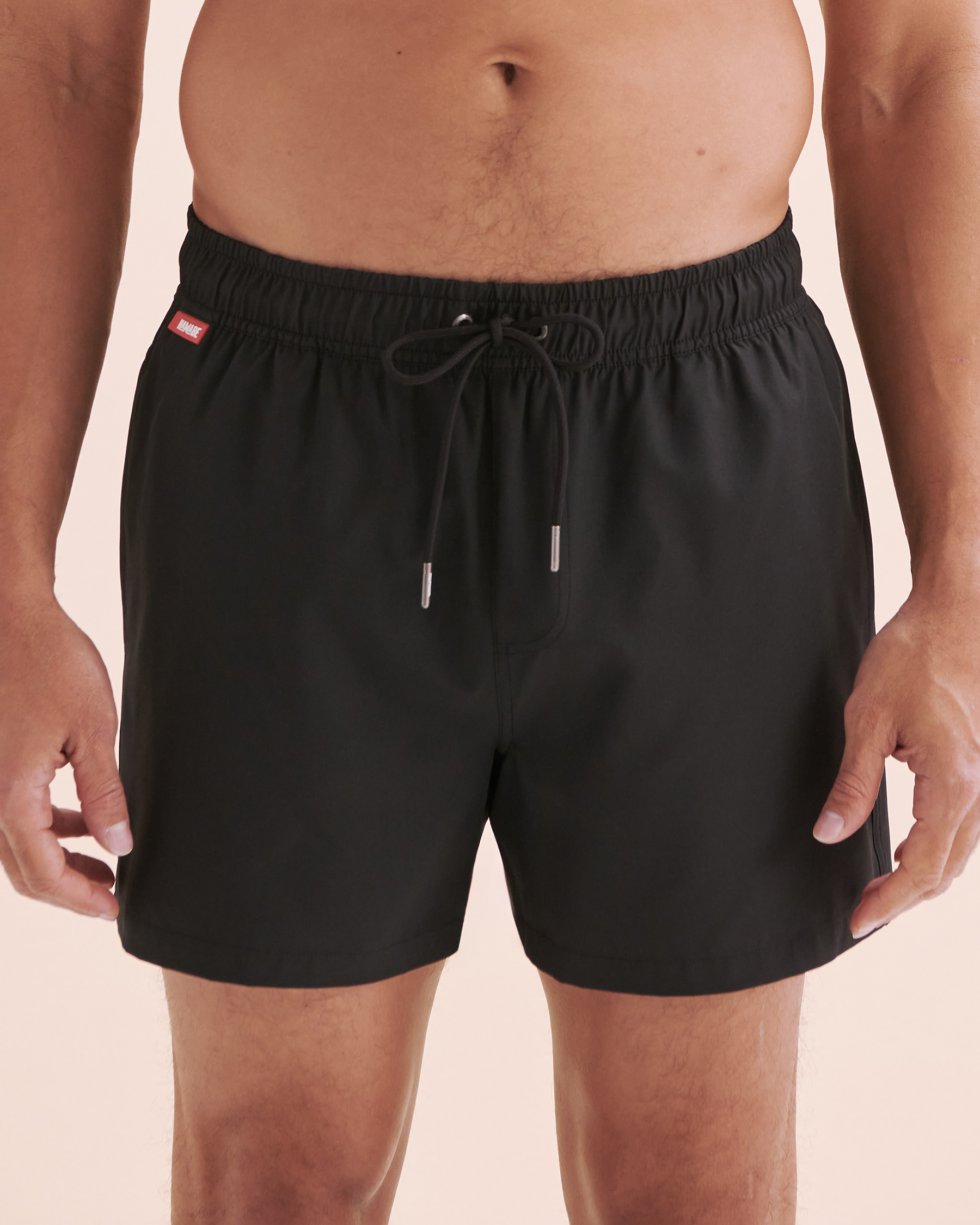 HAMABE Volley Swimsuit with Long Liner Black Beauty 03100052 - View4