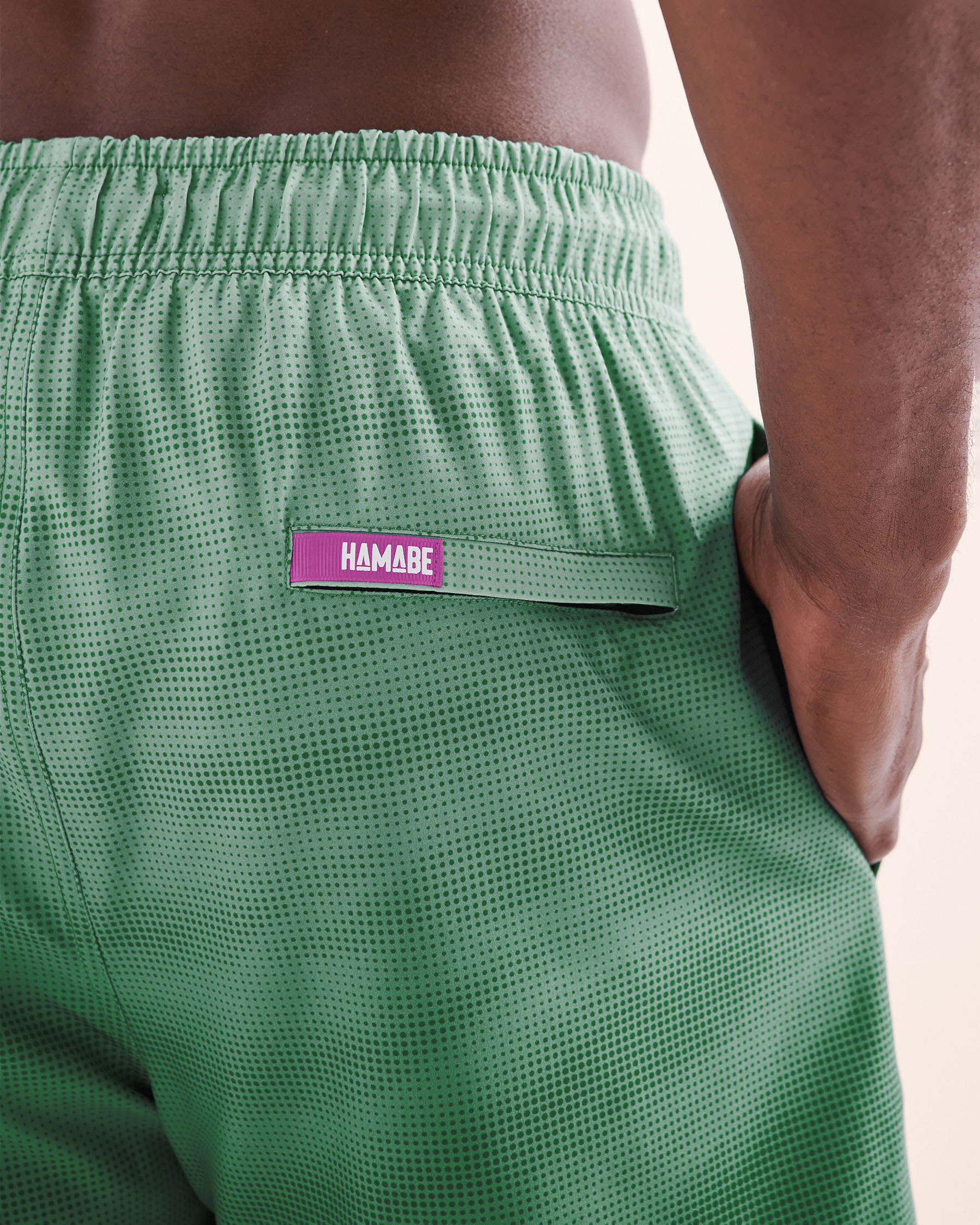 HAMABE Comfort Liner Volley Swimsuit Green 03100068 - View3
