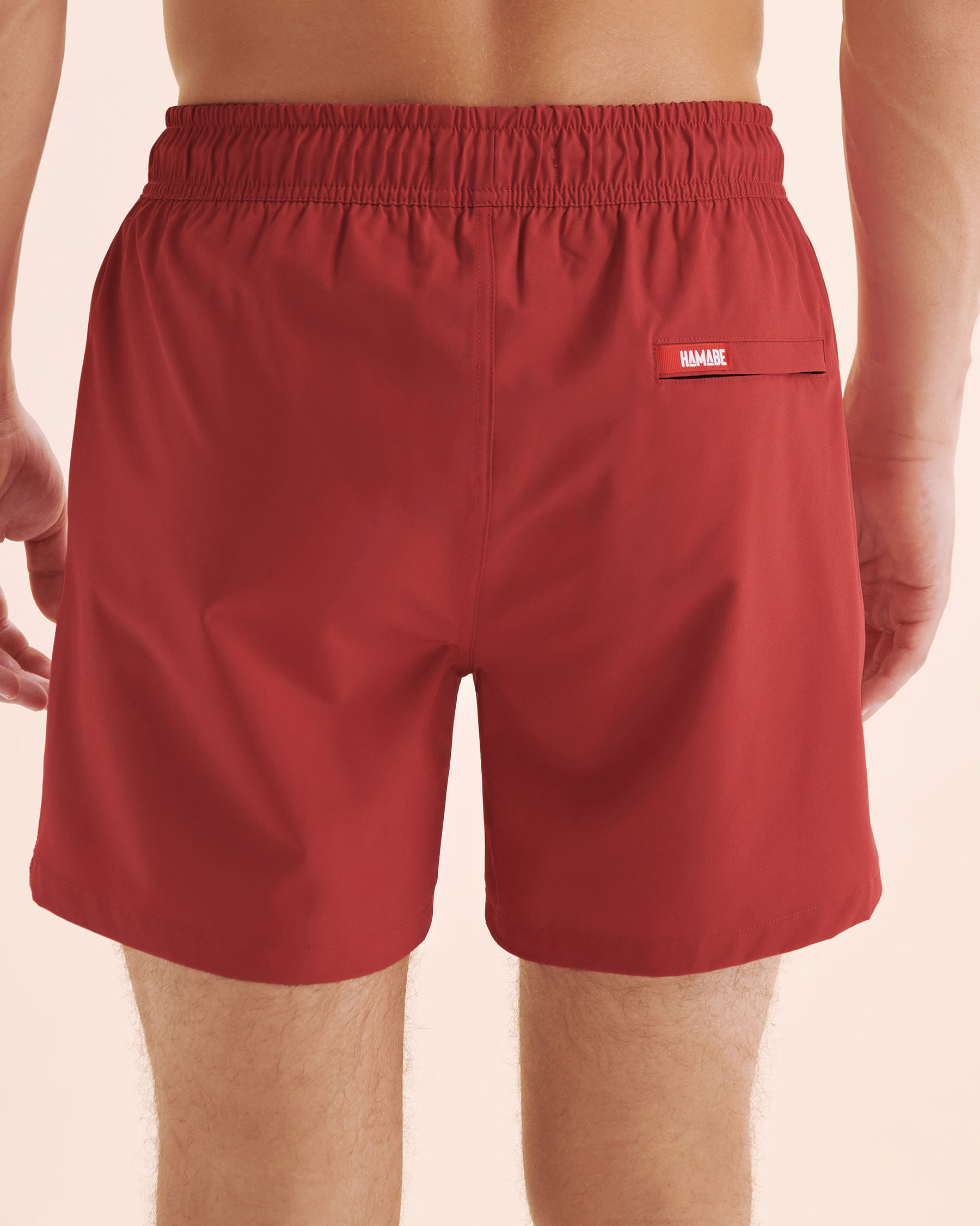 HAMABE Compression Liner Volley Swimsuit Cardinal Red 03100069 - View2