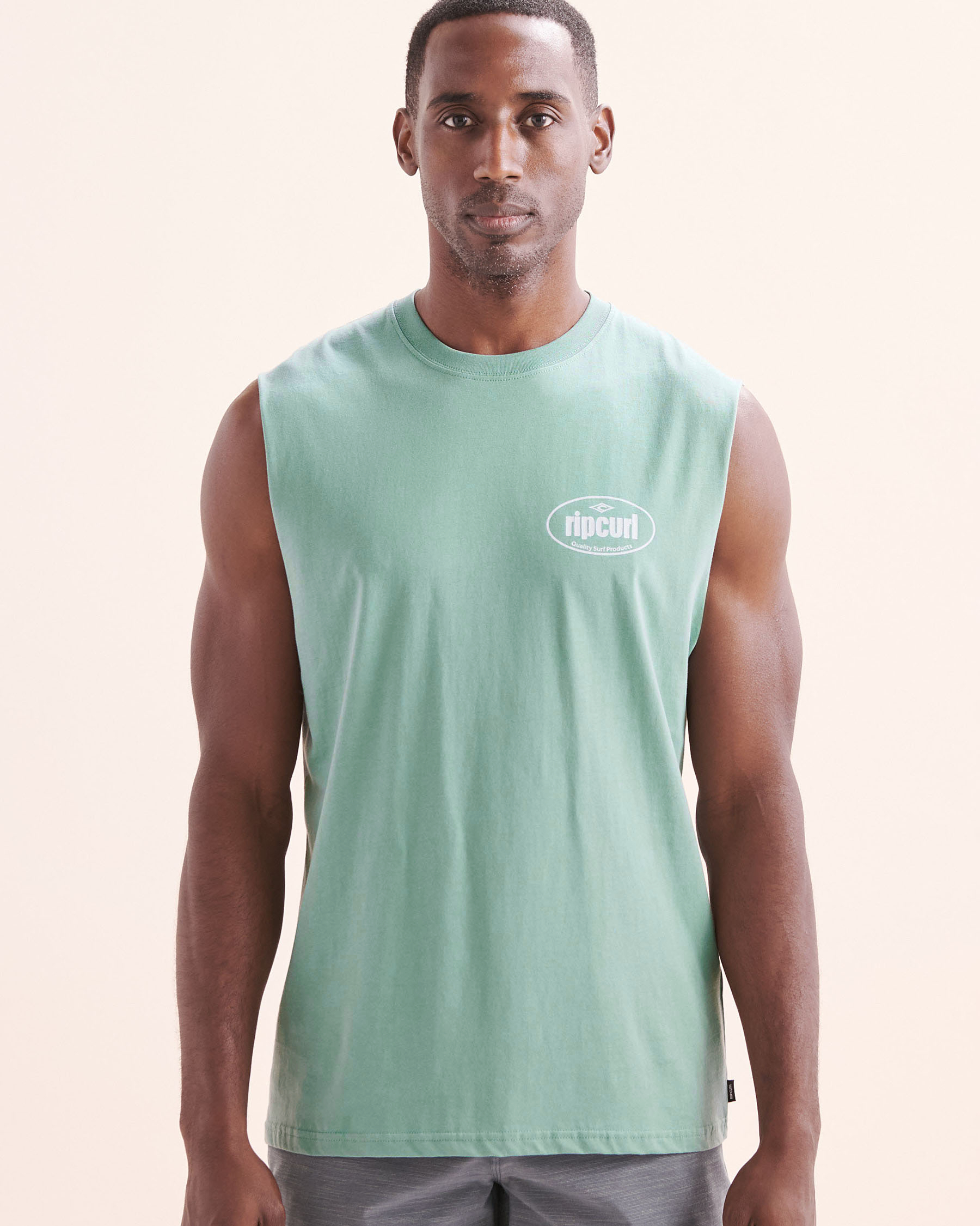 RIP CURL Everyday Muscle Tank Top Blue 0V1MTE - View4