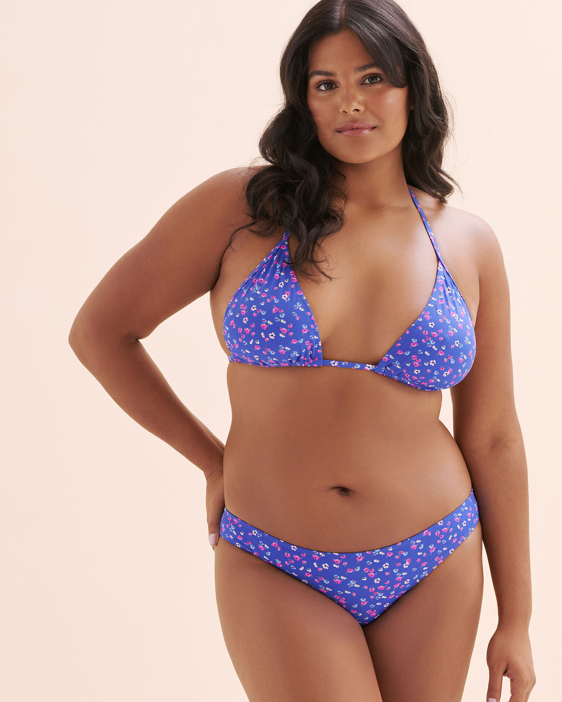 EIDON Lily Kali Slider Triangle Bikini Top Galaxy Blue 3527800 - View1