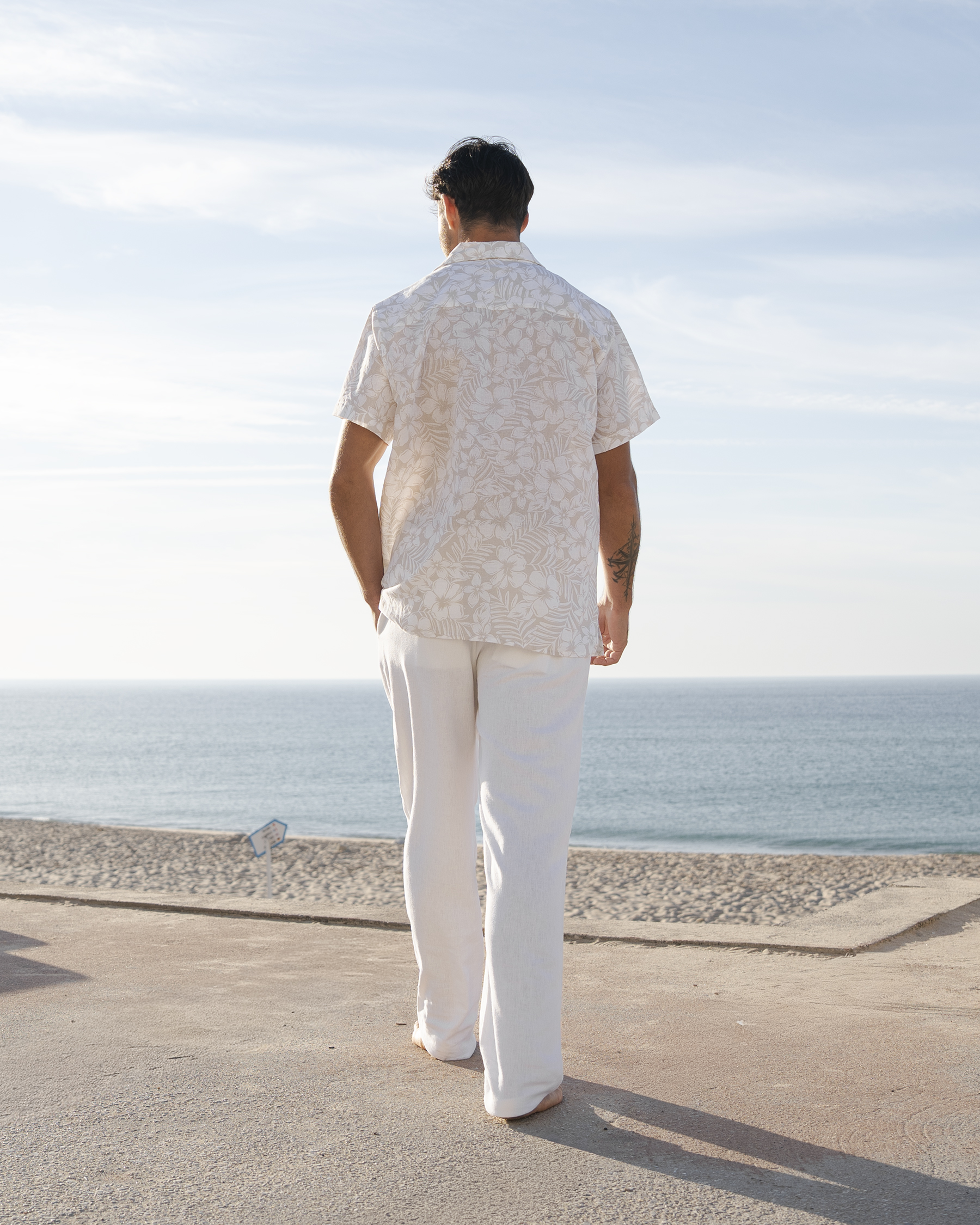 OFF THE BEACH Linen Blend Pants White 04200003 - View2