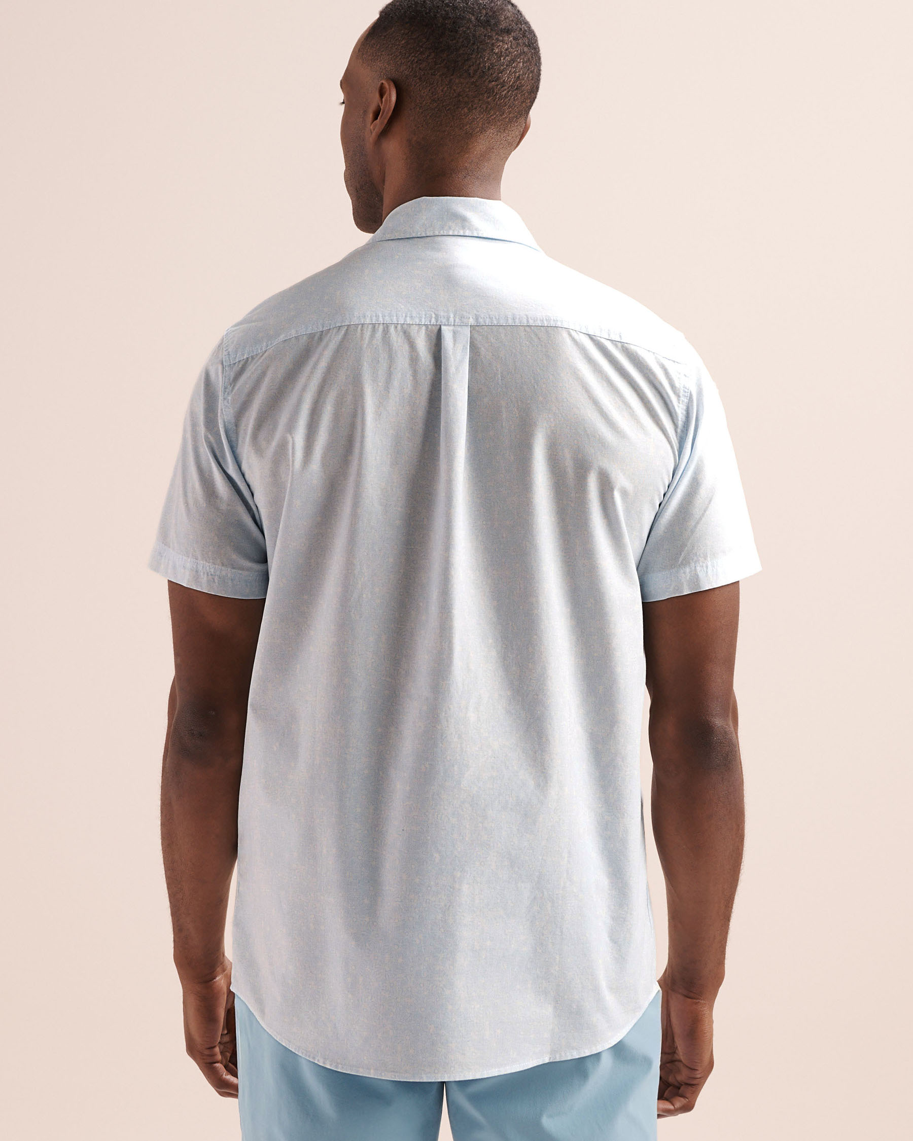 RIP CURL Hypno Micro Short Sleeves Shirt Glacier Blue 06MMSH - View2
