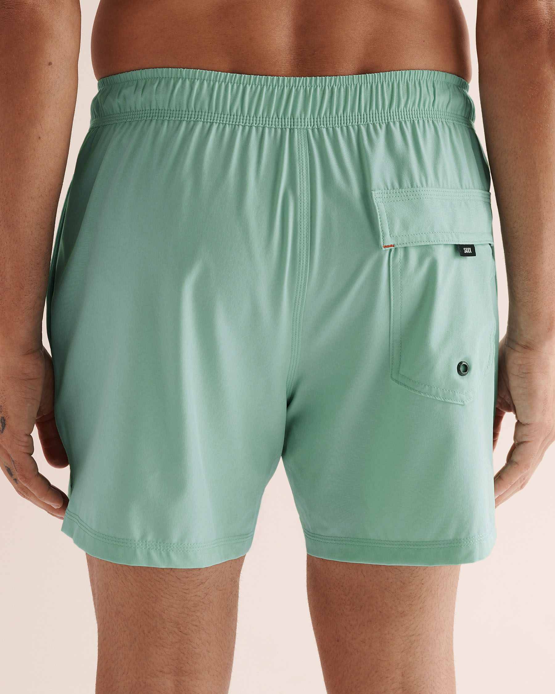SAXX Oh Buoy 2N1 Stretch 5" Volley Simwsuit With Liner Mint Green SXSW03L - View2