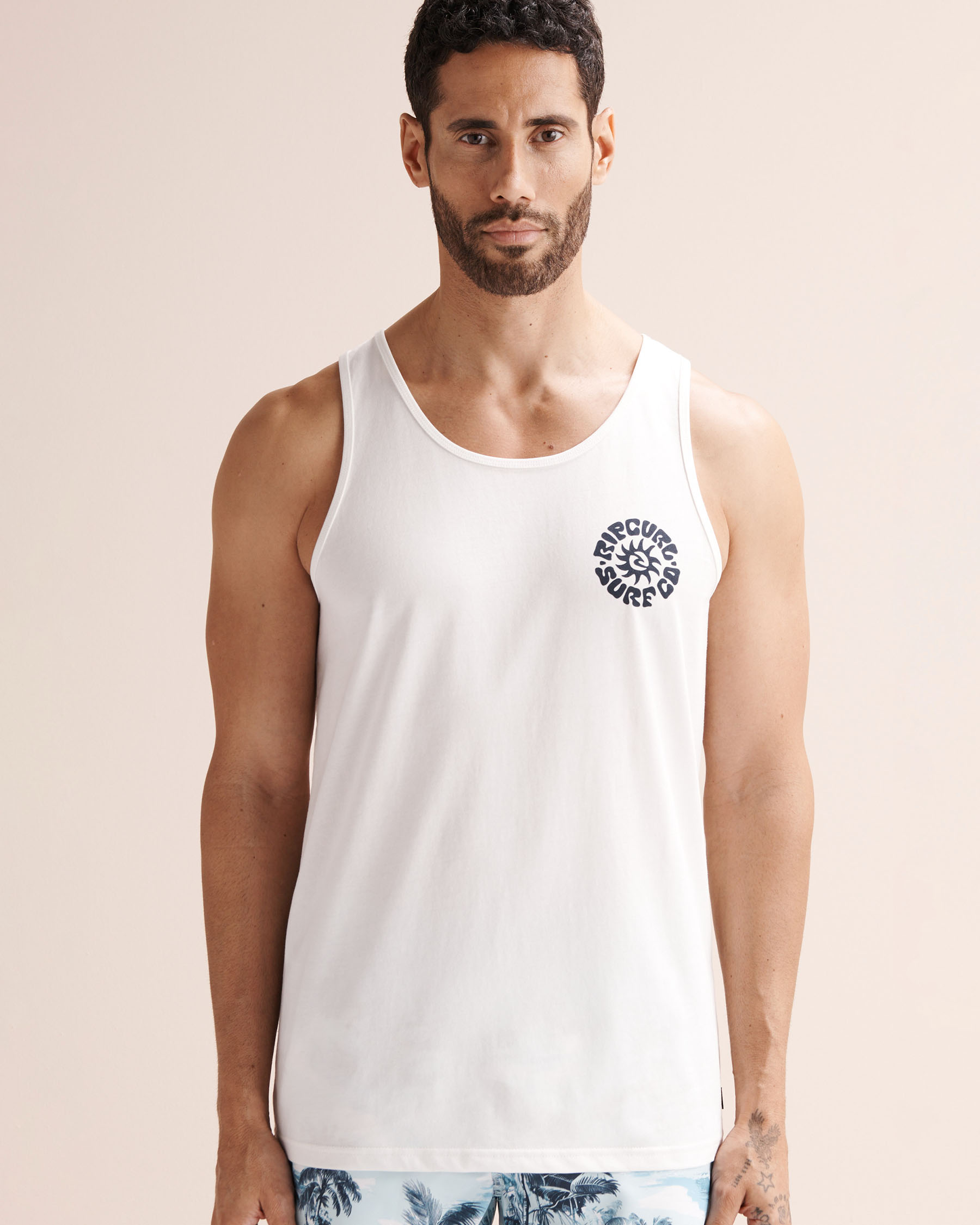 RIP CURL Pacific Rinse Tank Top White 0Y5MTE - View4