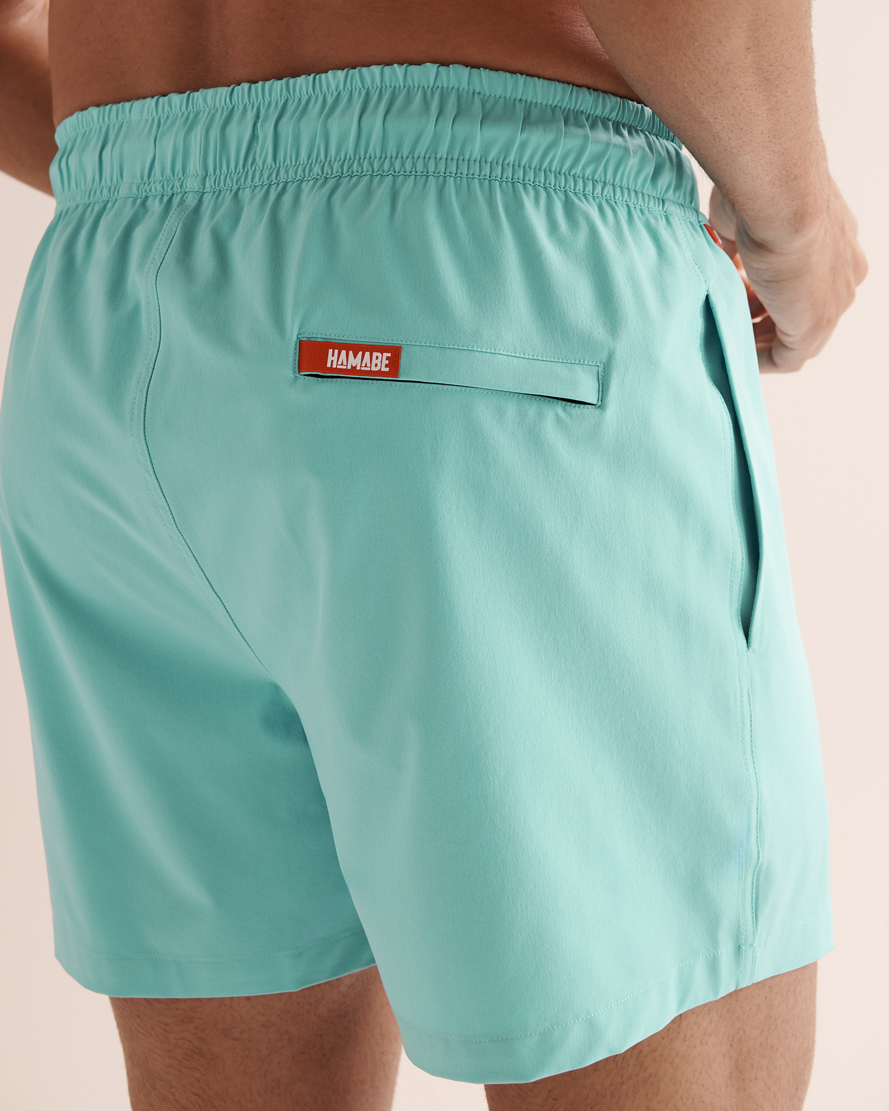 HAMABE Comfort Liner Volley Swimsuit Curacao Blue 03100071 - View3