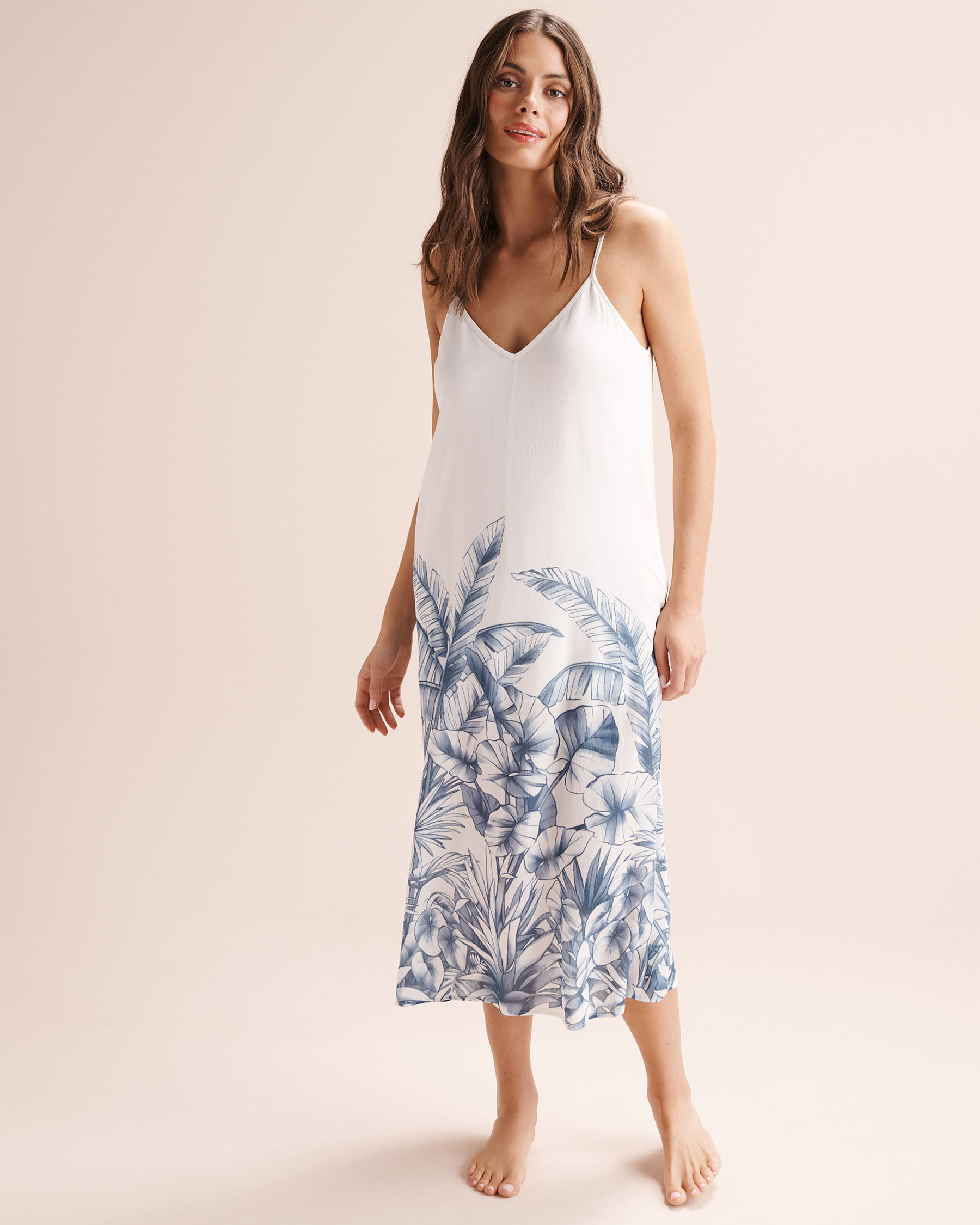 TURQUOISE COUTURE Textured Midi Dress White 02300193 - View7