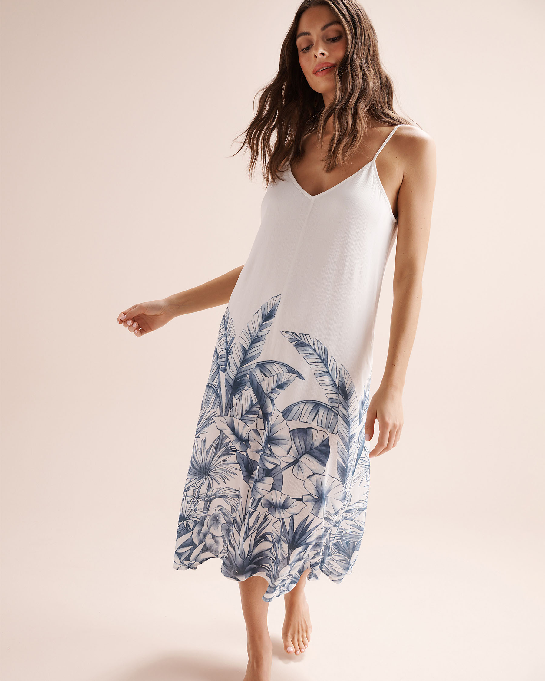 TURQUOISE COUTURE Textured Midi Dress White 02300193 - View10