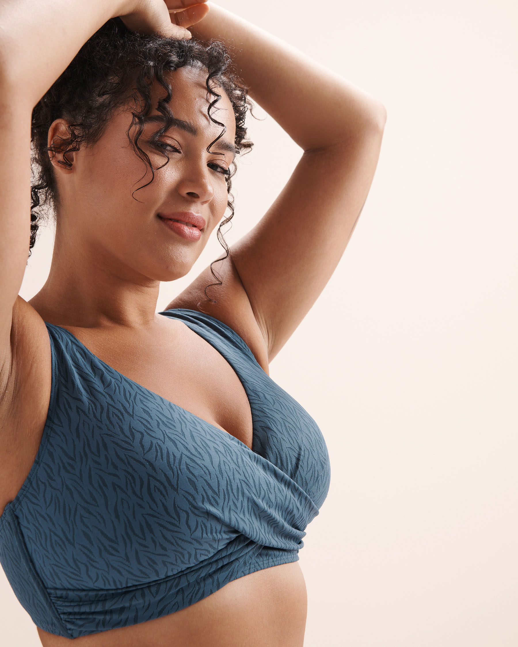 ARTESANDS Minque Delacroix D-G Cup Bikini Top Automation 244210 Dark Blue AT3711MQ - View3