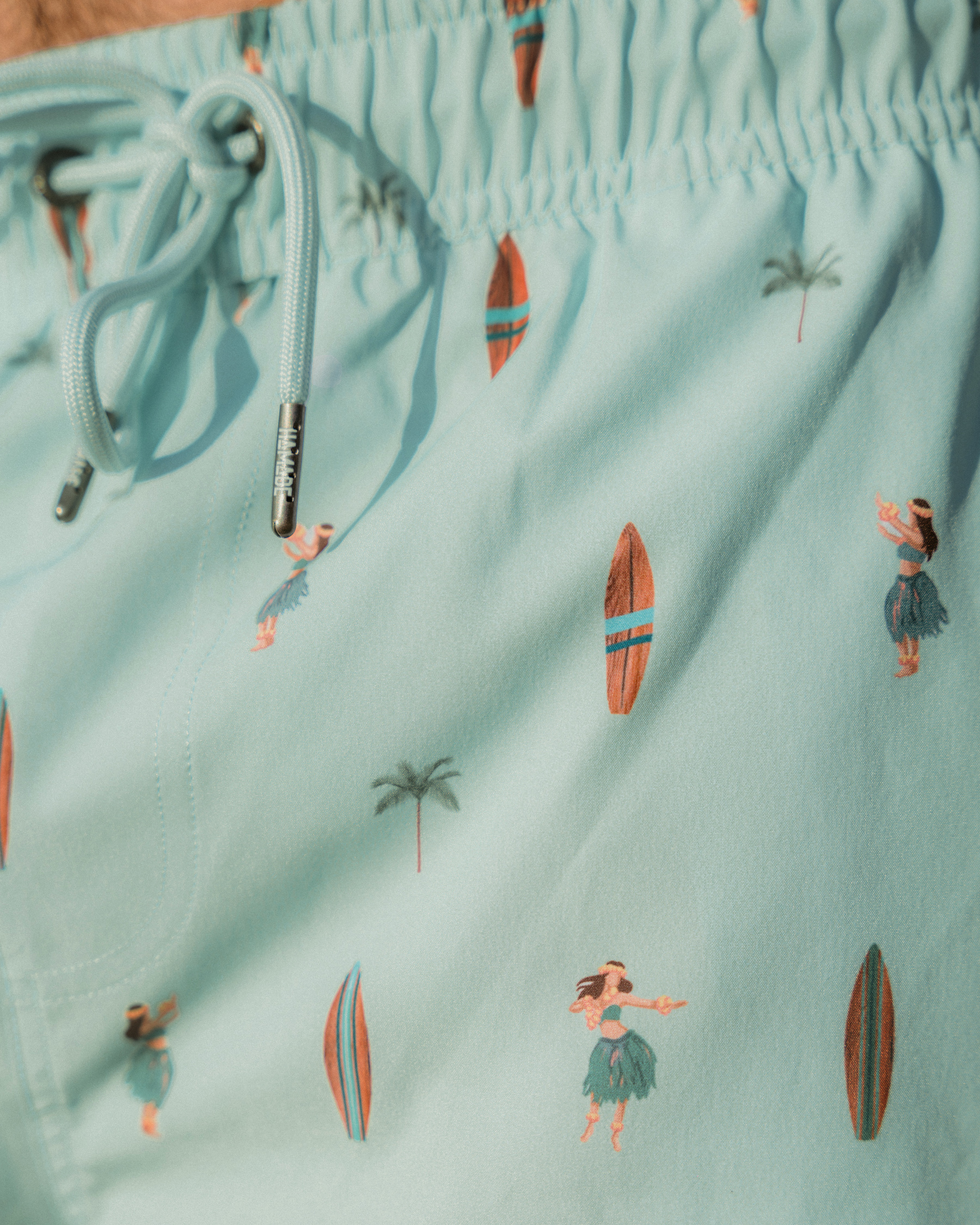 HAMABE Brief Liner Volley Swimsuit Green 03100079 - View4